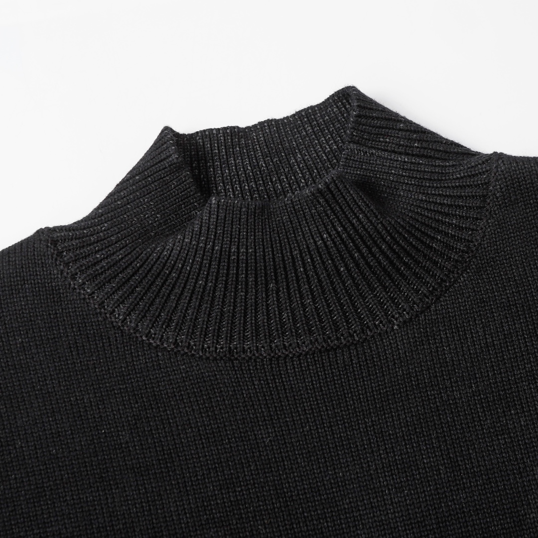 Balenciaga Crypto Sweater Medium Fit 'Black' （750413T32801000）