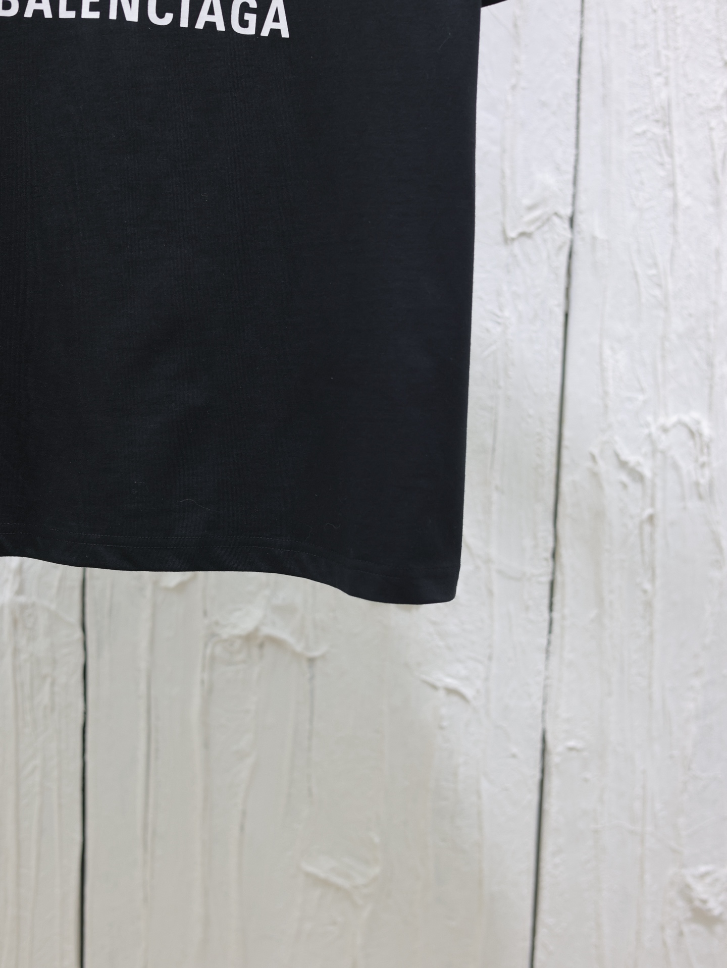 Balenciaga Overlayer Political Campaign T-shirt Large Fit in White/black（620969TSVY79040）