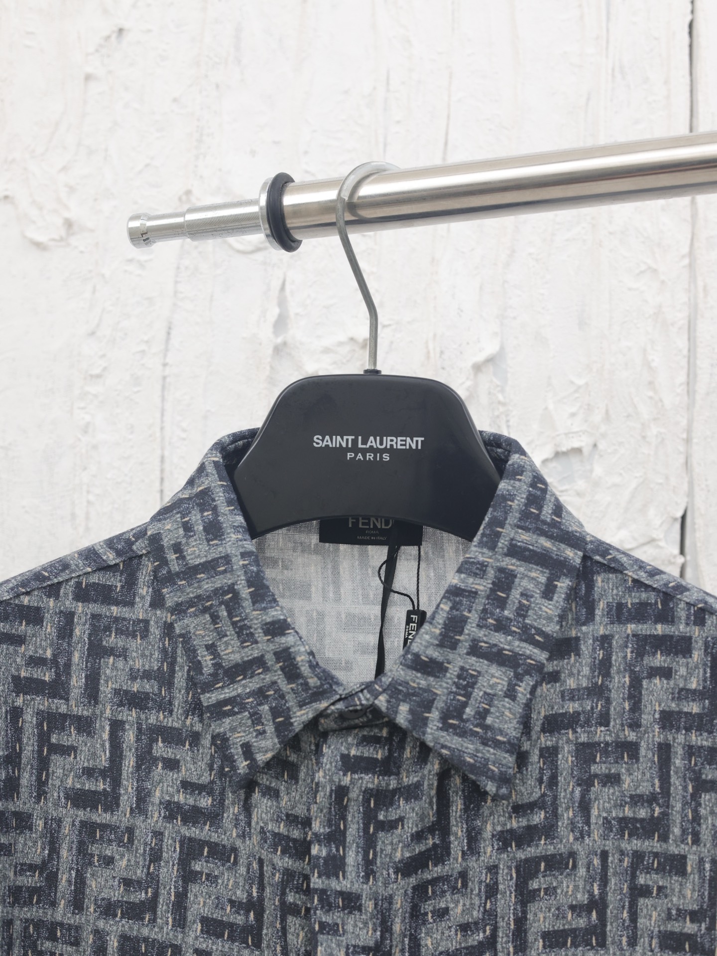 Fendi Denim shirt blue  FF(FS0795AU7NF1RFZ）