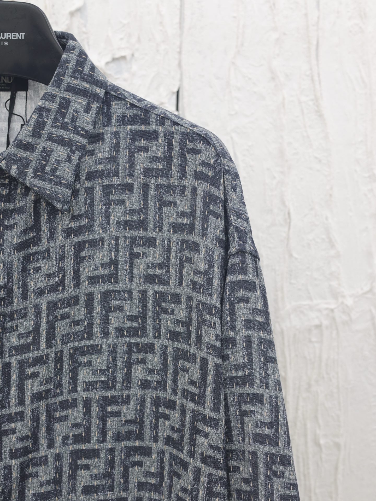 Fendi Denim shirt blue  FF(FS0795AU7NF1RFZ）