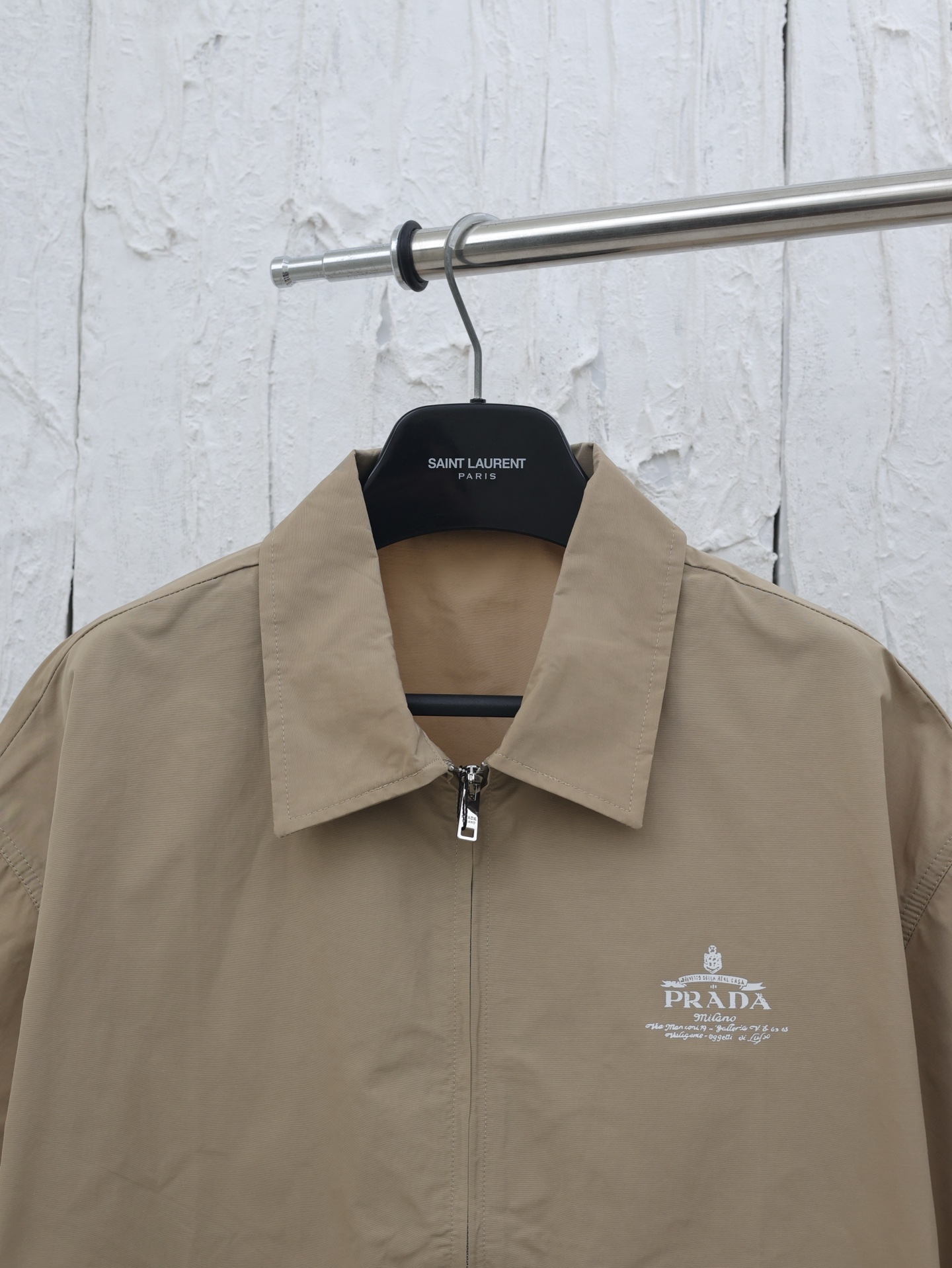 PRADA Technical cotton short-sleeved shirt (SC781-1480-F0F24-S-OOO）