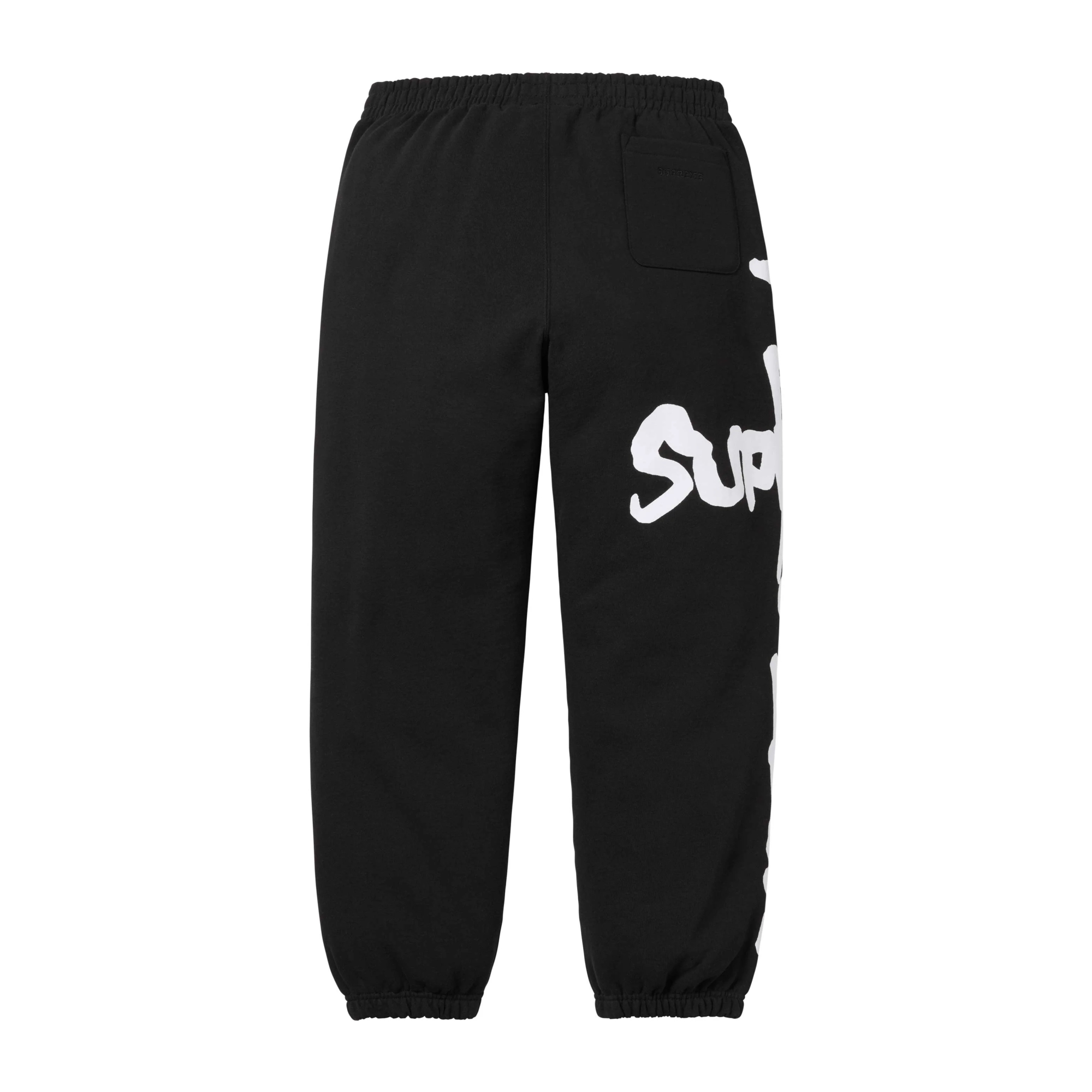 Supreme x Thrasher Sweatpant "Black"(SUP-FW24-123）