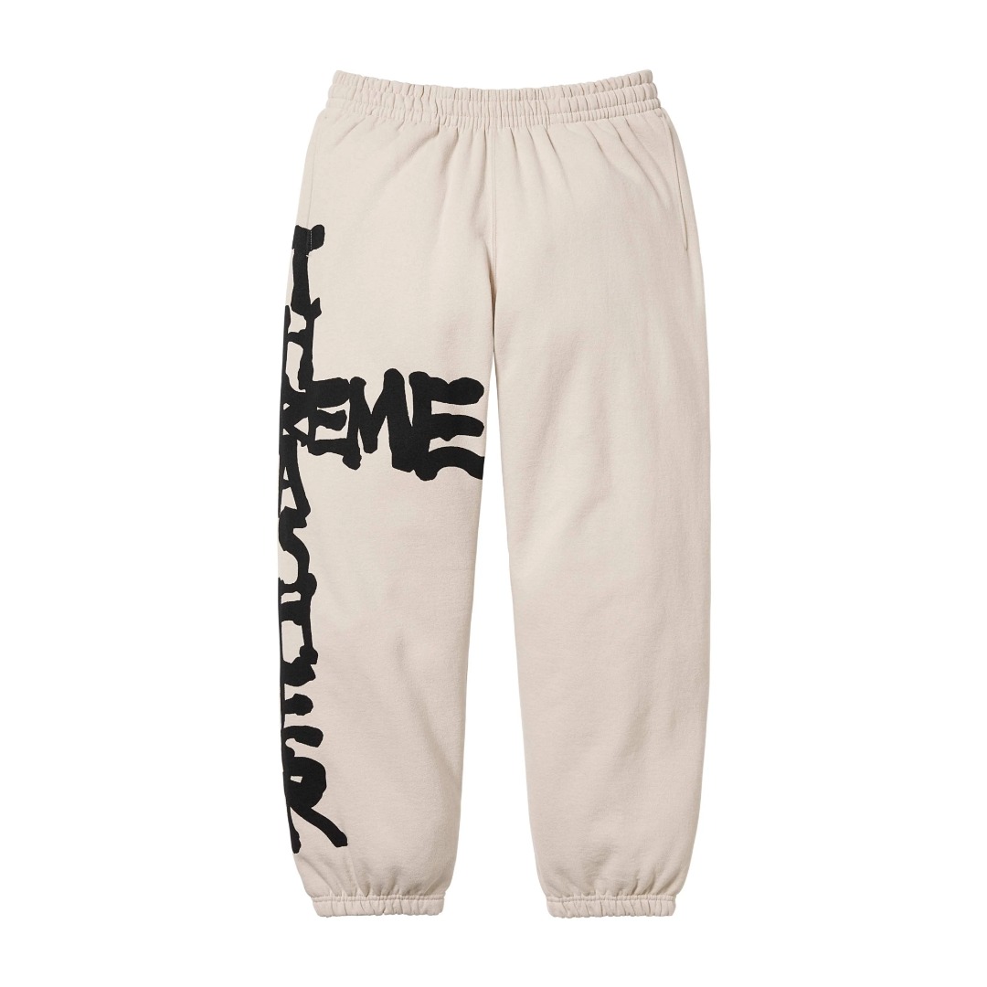 Supreme x Thrasher Sweatpant "Black"(SUP-FW24-123）