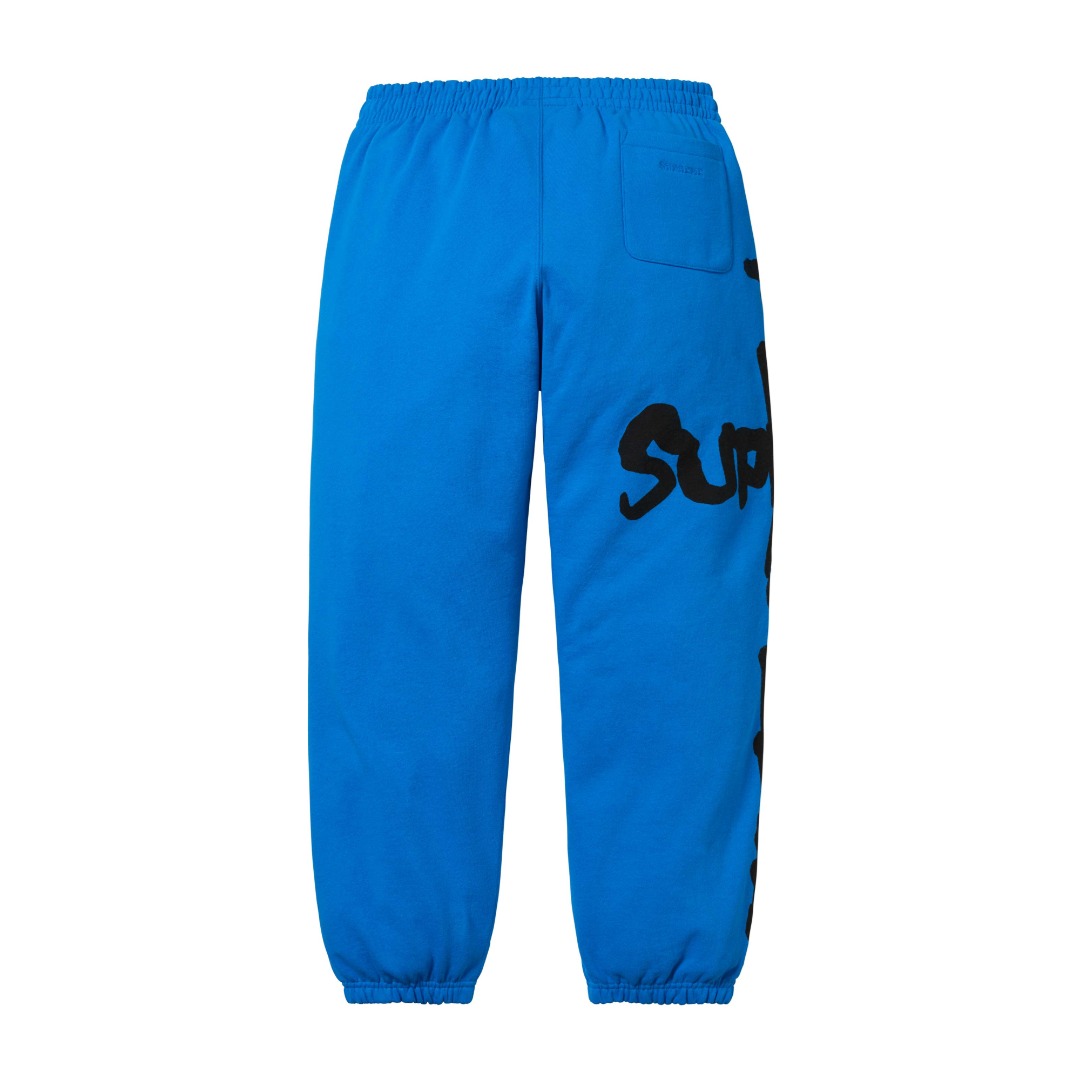 Supreme x Thrasher Sweatpant "Black"(SUP-FW24-123）