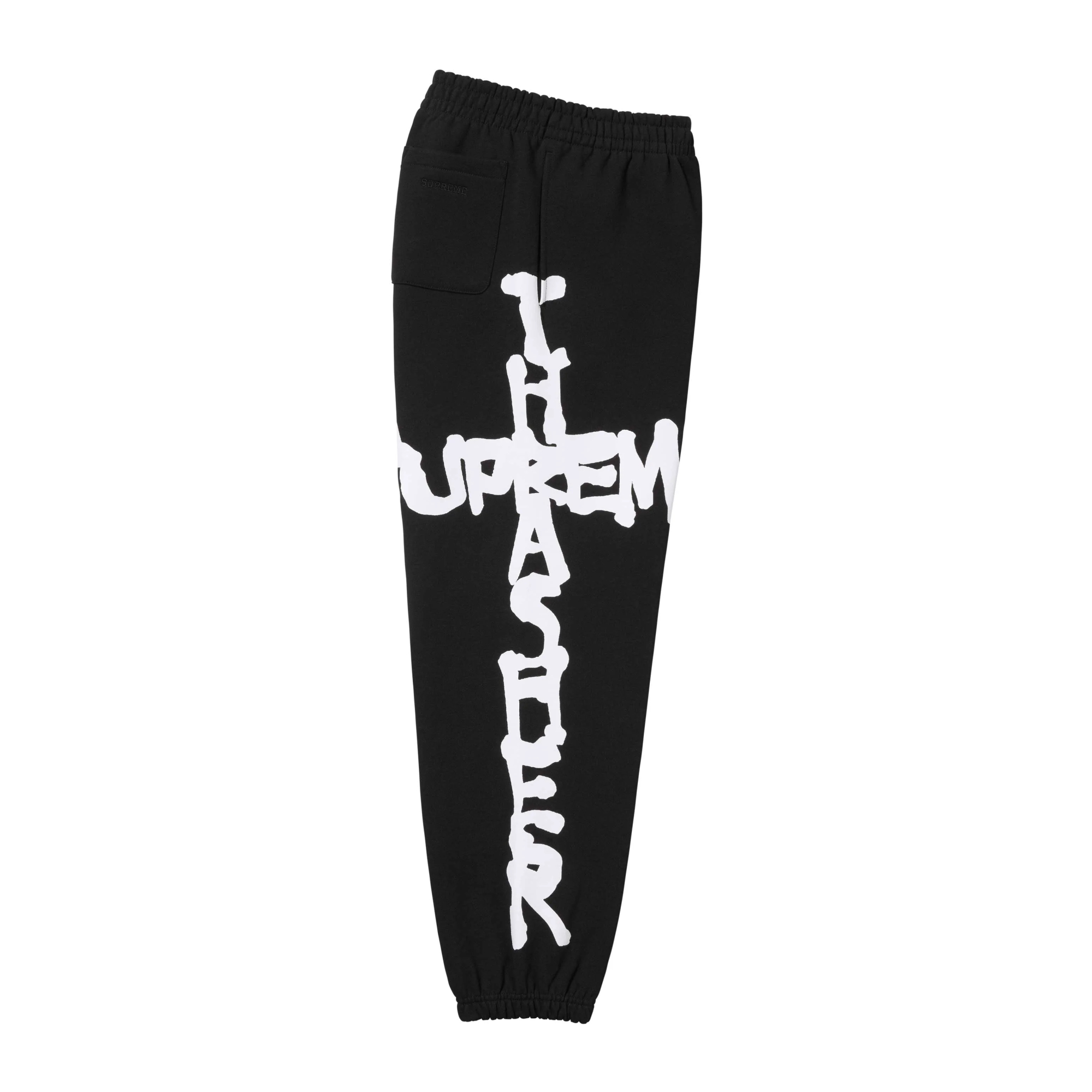 Supreme x Thrasher Sweatpant "Black"(SUP-FW24-123）