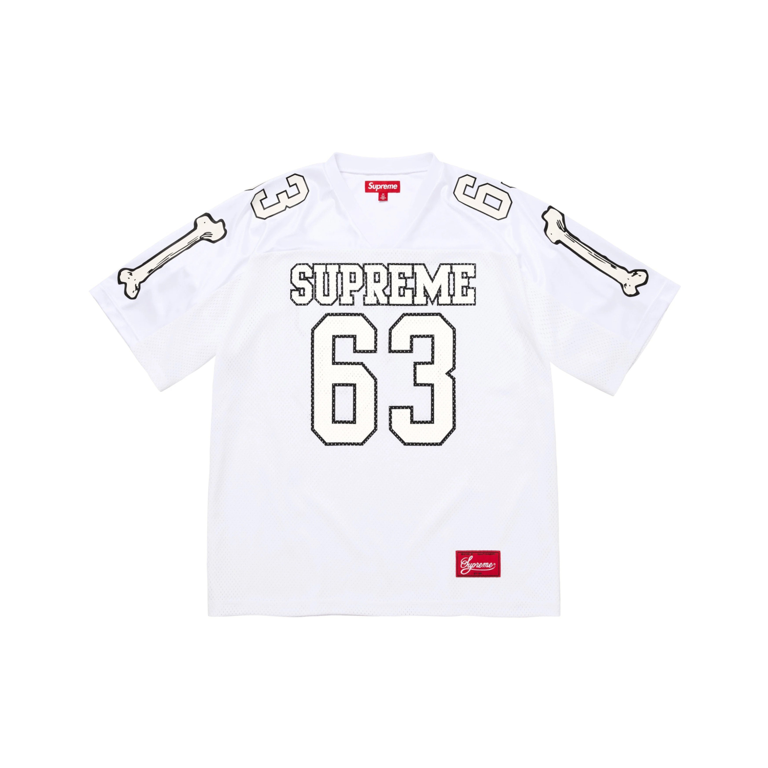 Supreme Bones Football Jersey（SUP-FW25-010）