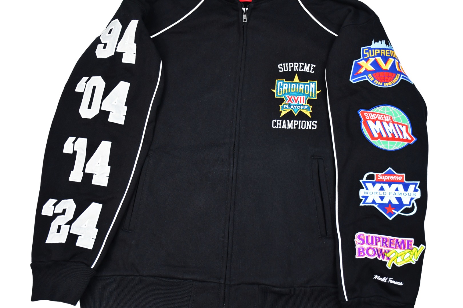 Supreme Playoffs Zip-Up Hoodie（SUP-SS25-019）