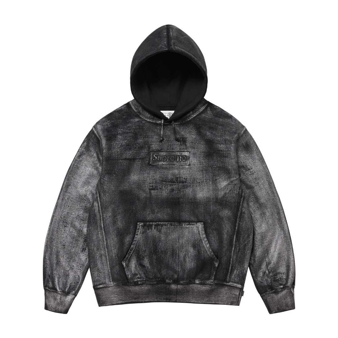 Supreme MM6 Maison Margiela Foil Box Logo Hooded Sweatshirt（SUP-SS24-109）