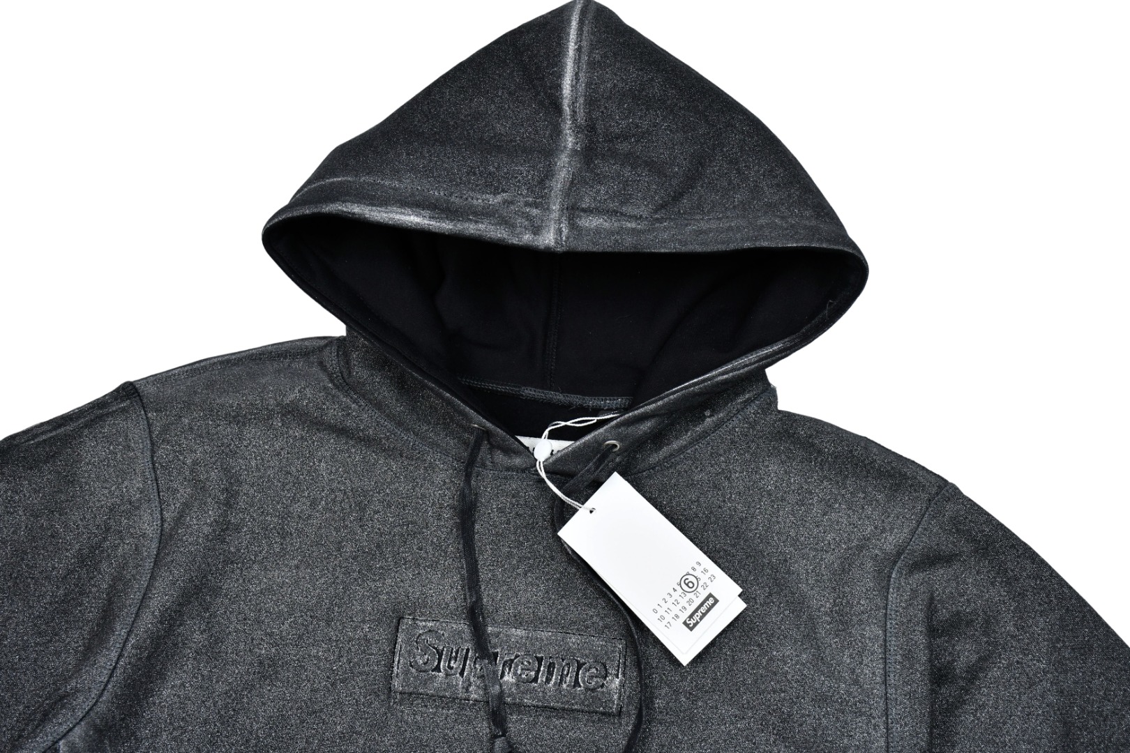 Supreme MM6 Maison Margiela Foil Box Logo Hooded Sweatshirt（SUP-SS24-109）