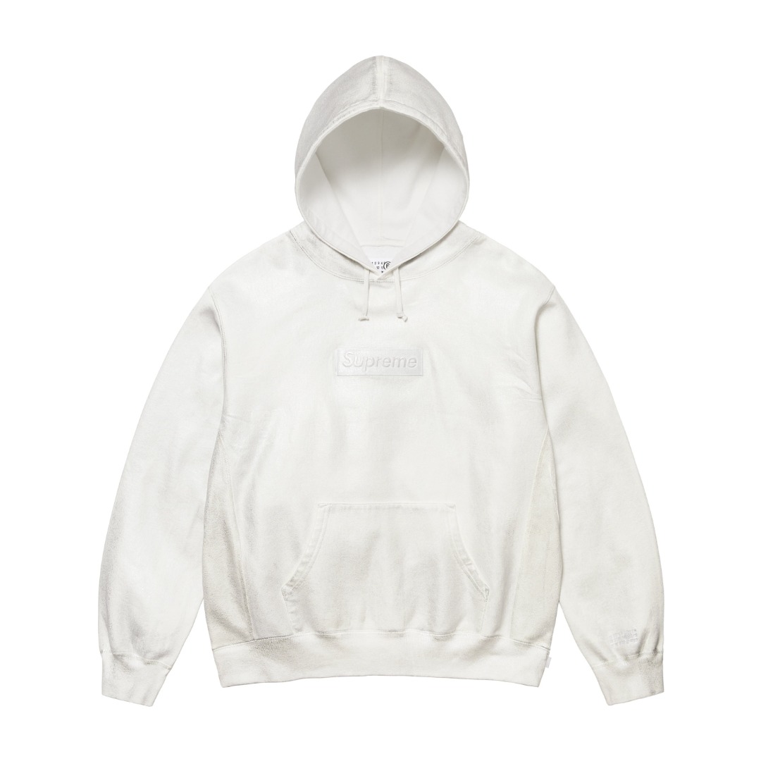 Supreme MM6 Maison Margiela Foil Box Logo Hooded Sweatshirt（SUP-SS24-109）