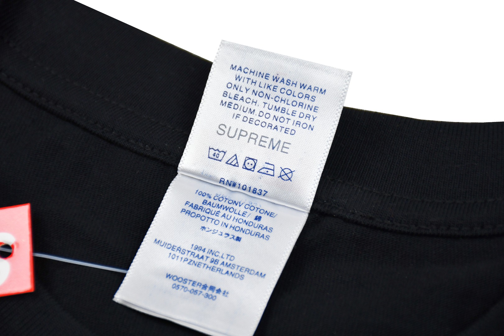 Supreme x Dash Snow Tee 'Black'（SUP-FW25-280）