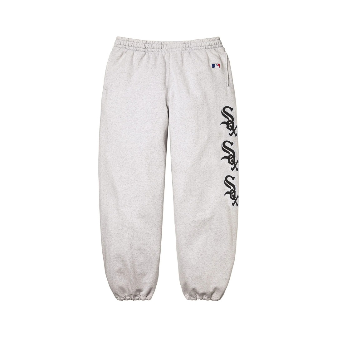 Supreme x Chicago White Sox Sweatpant 'Black'(SUP-FW25-038）