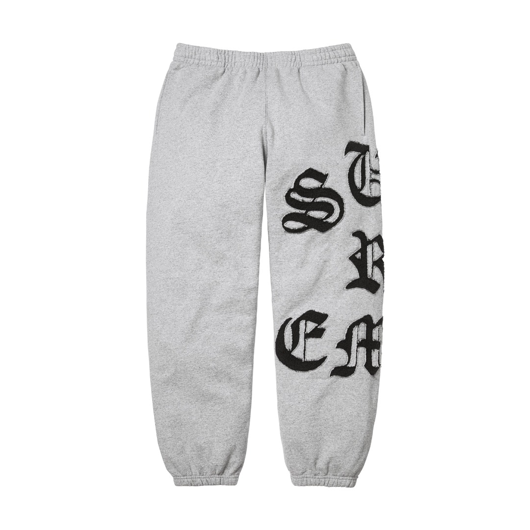Supreme Cut Out Sweatpant 'Heather Grey'(SUP-SS26-061）