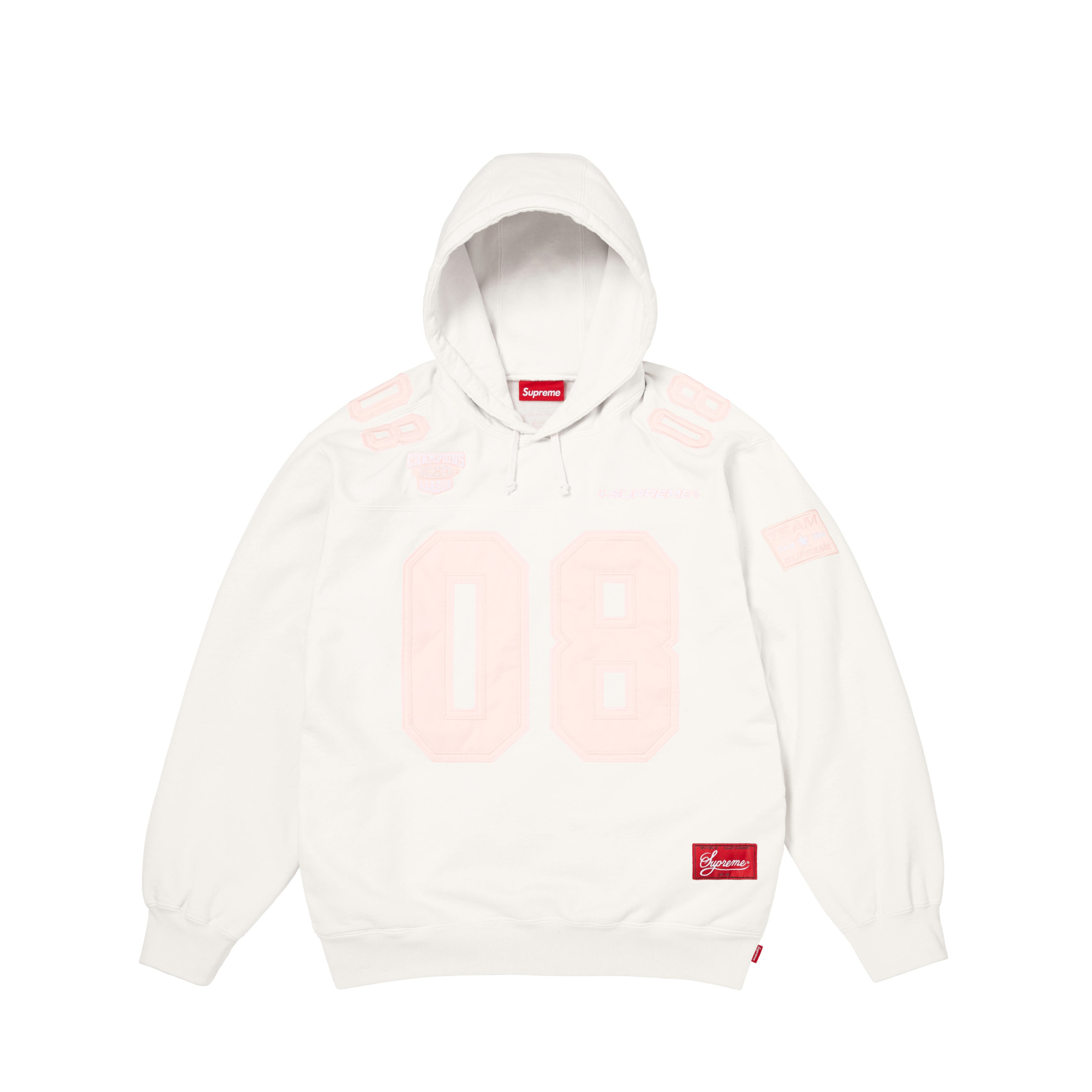 Supreme Football Jersey Hooded Sweatshirt （SUP-SS26-349）