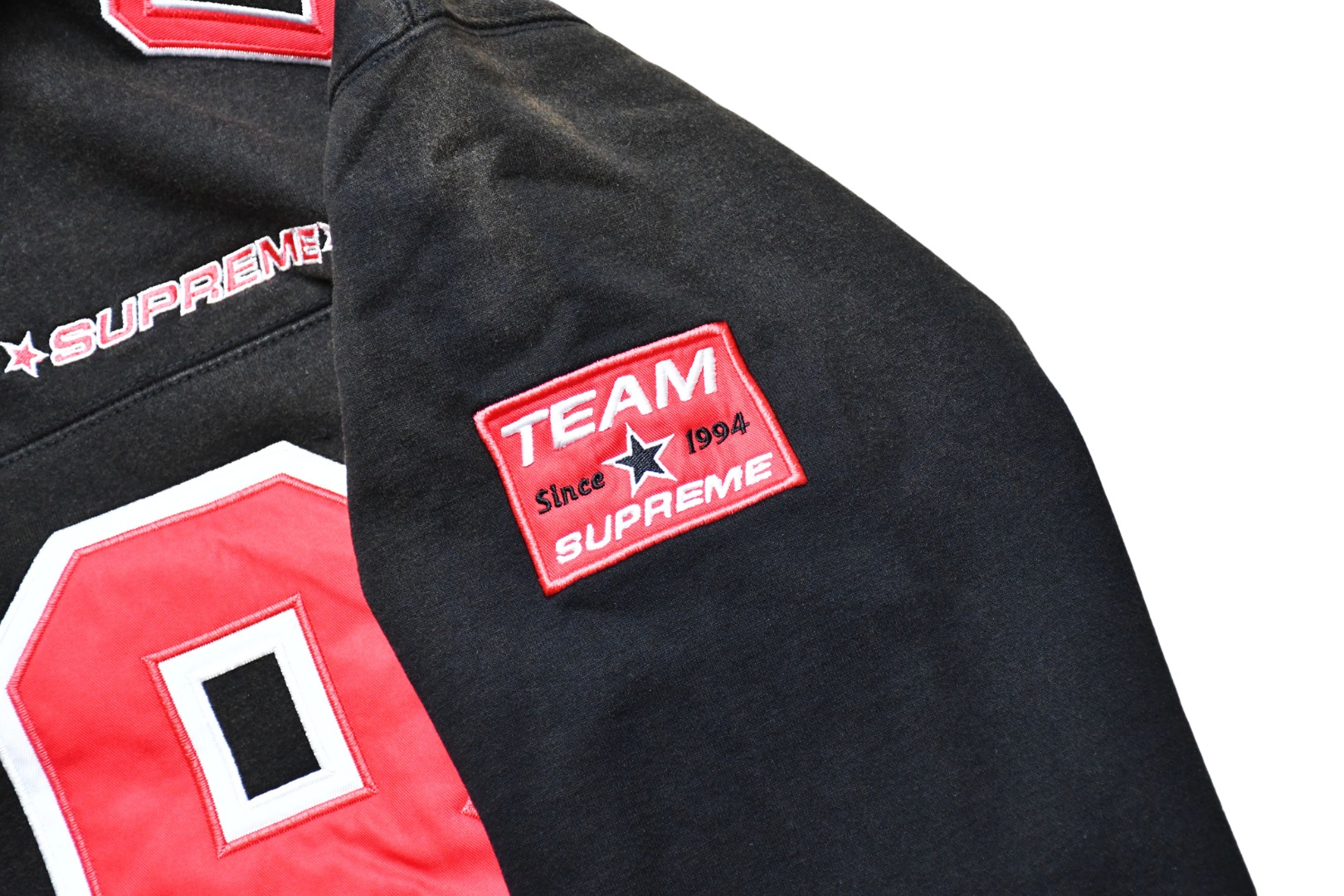 Supreme Football Jersey Hooded Sweatshirt （SUP-SS26-349）