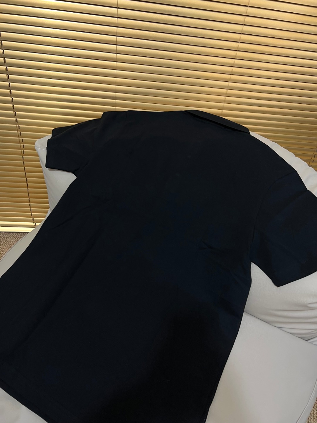 Moncler Black Logo Patch Cotton Piquet Polo Shirt（J20918A0000984556999）