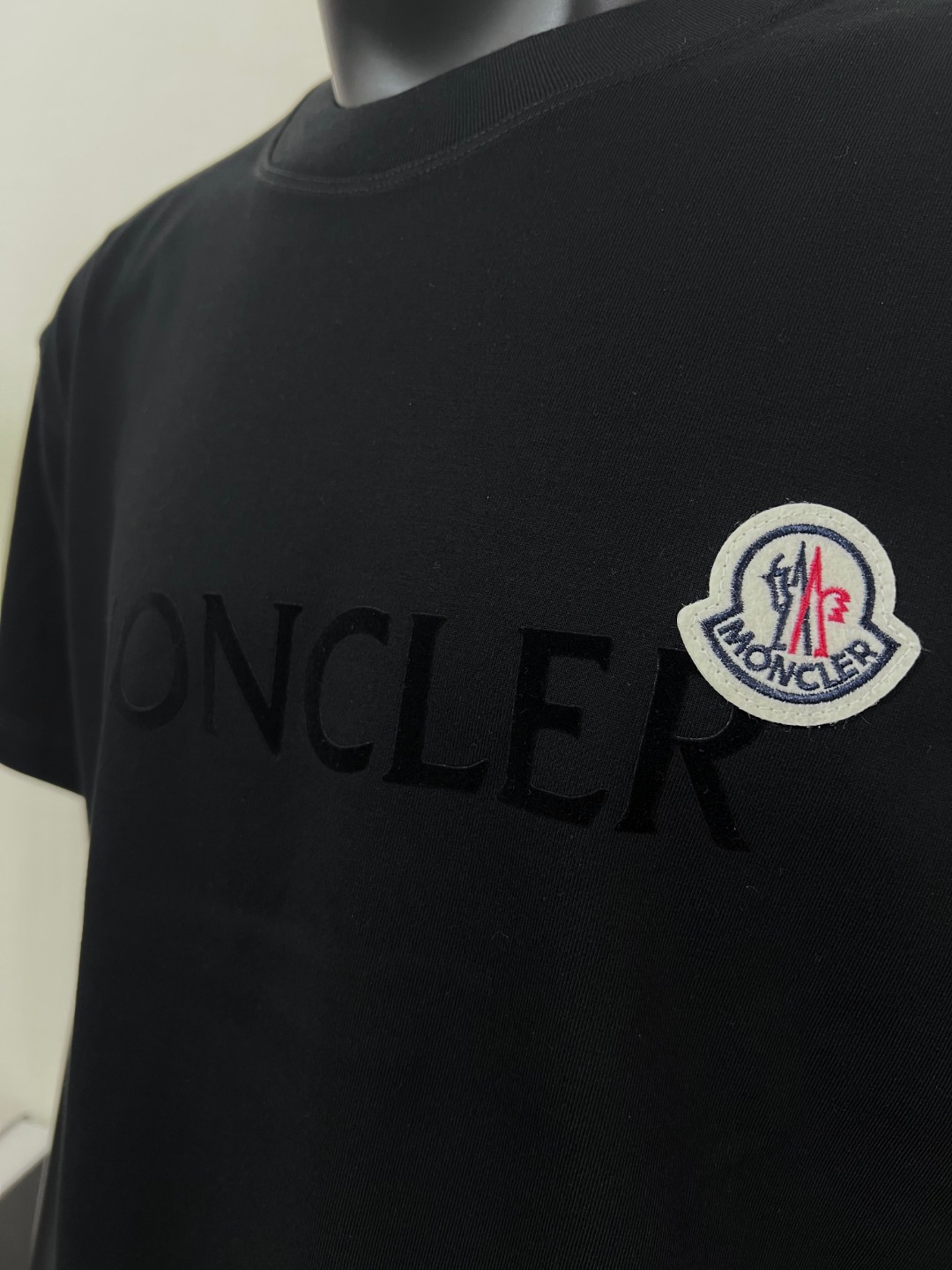 Moncler Flocked Logo Cotton T-Shirt（J20918C000248390T778）