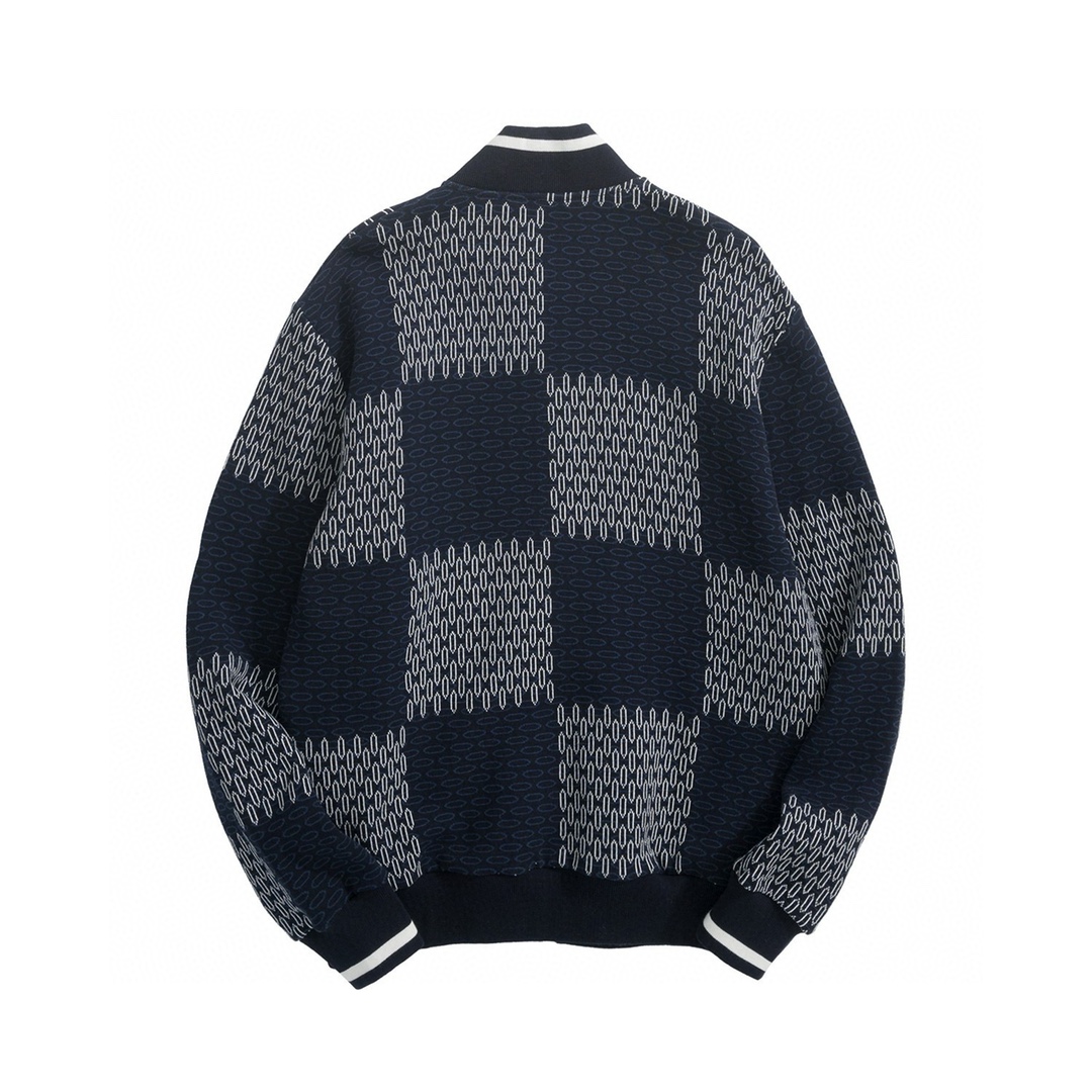 Louis Vuitton Damier knotted cotton bomber（1AFXOM）