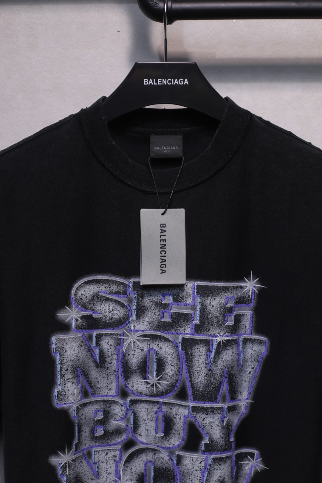 BALENCIAGA SHORT-SLEEVED ROUND NECK T-SHIRTS (790375TQVE84108）