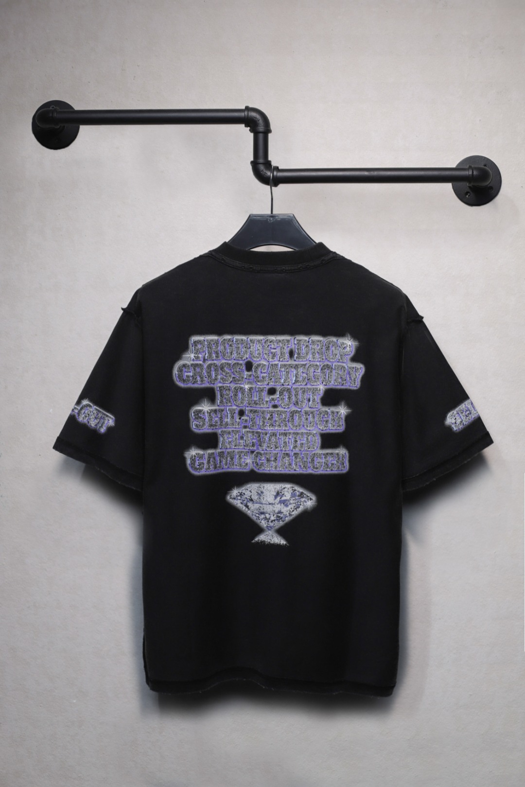 BALENCIAGA SHORT-SLEEVED ROUND NECK T-SHIRTS (790375TQVE84108）