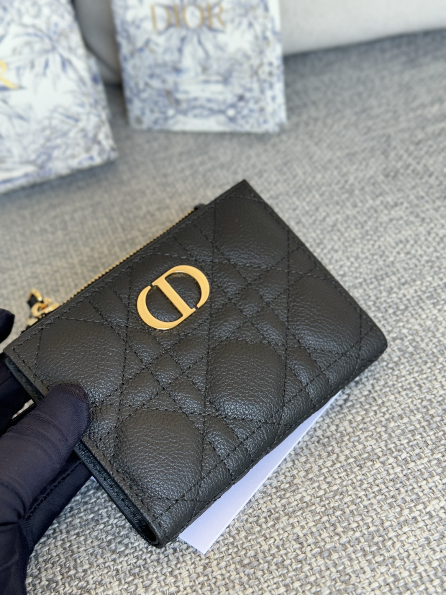 Dior 30 Montaigne Dahlia Wallet（S5173UWHC-M900）