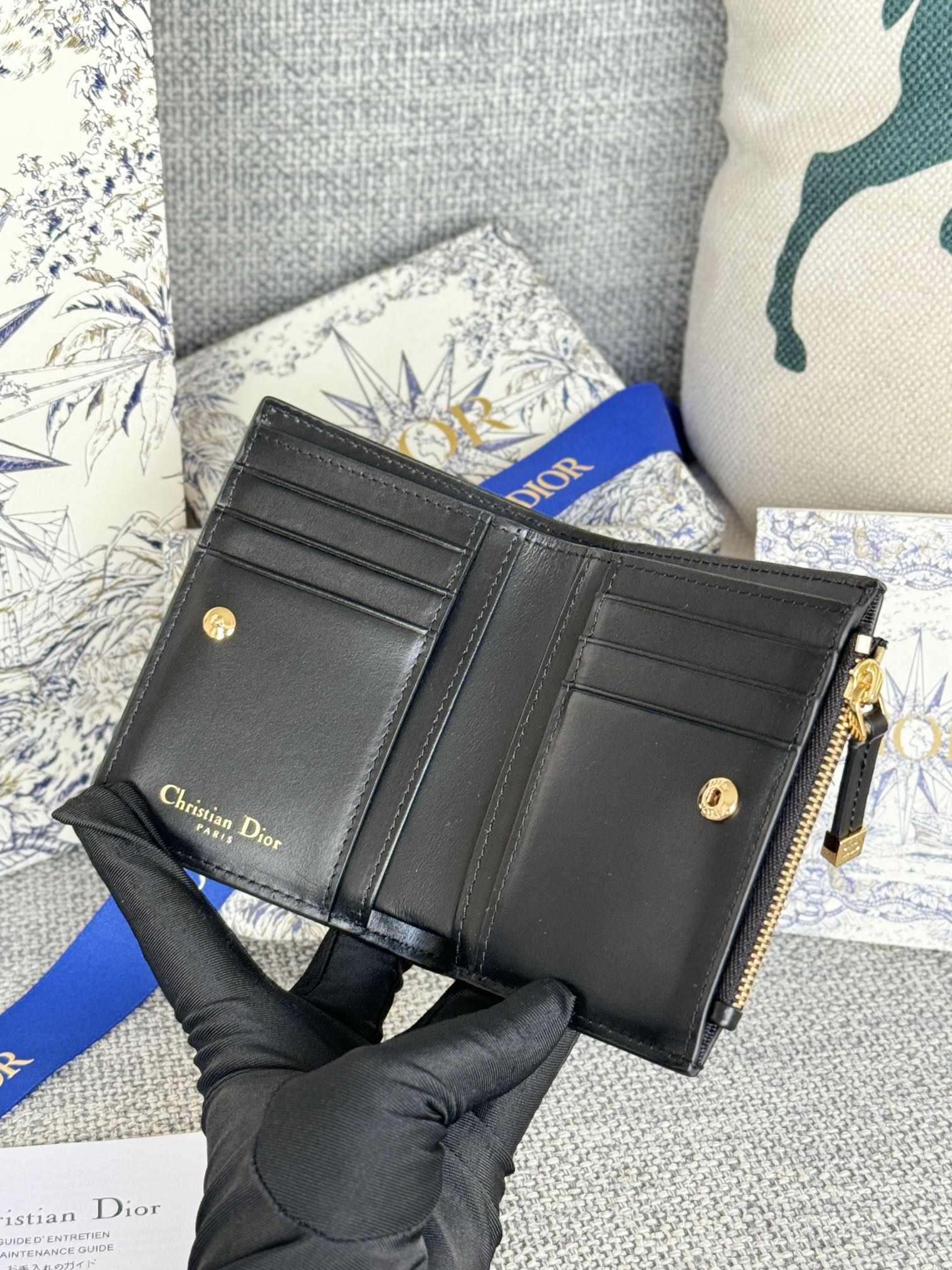 Dior 30 Montaigne Dahlia Wallet（S2197OBPZ-M900）