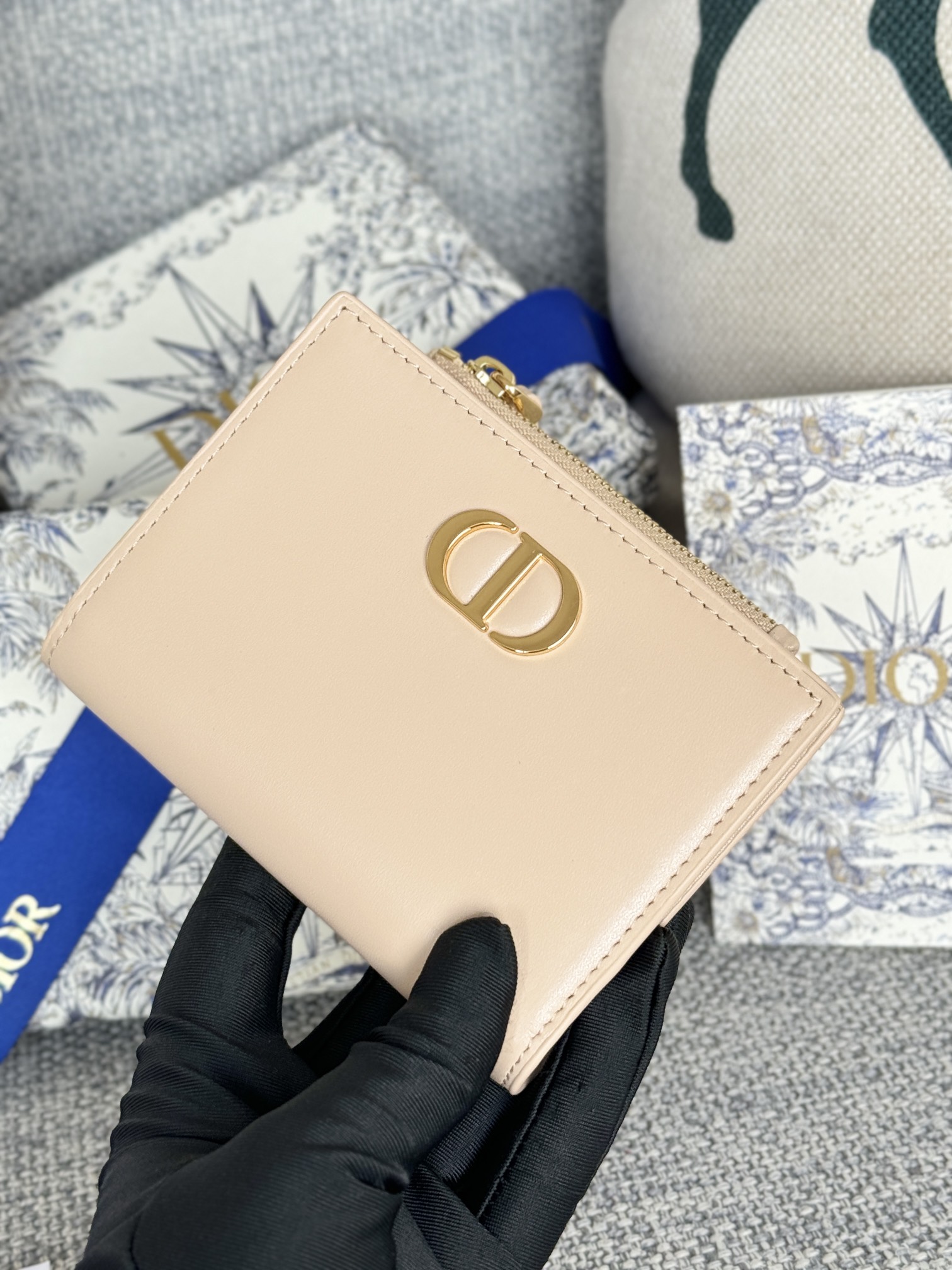 Dior 30 Montaigne Dahlia Wallet（S2197OBPZ-M900）