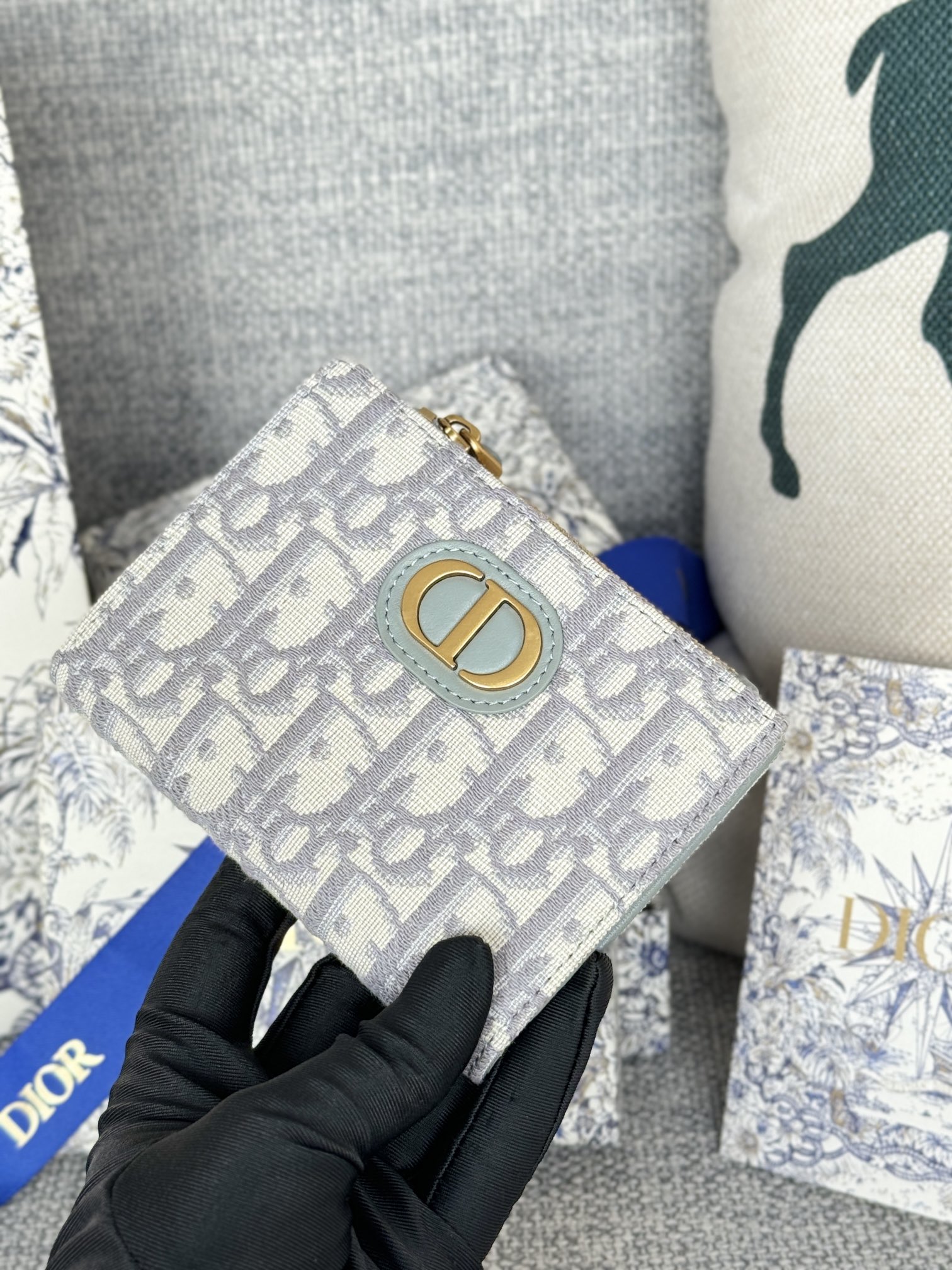 Dior 30 Montaigne Dahlia Wallet（S2197UTZQ-M928）