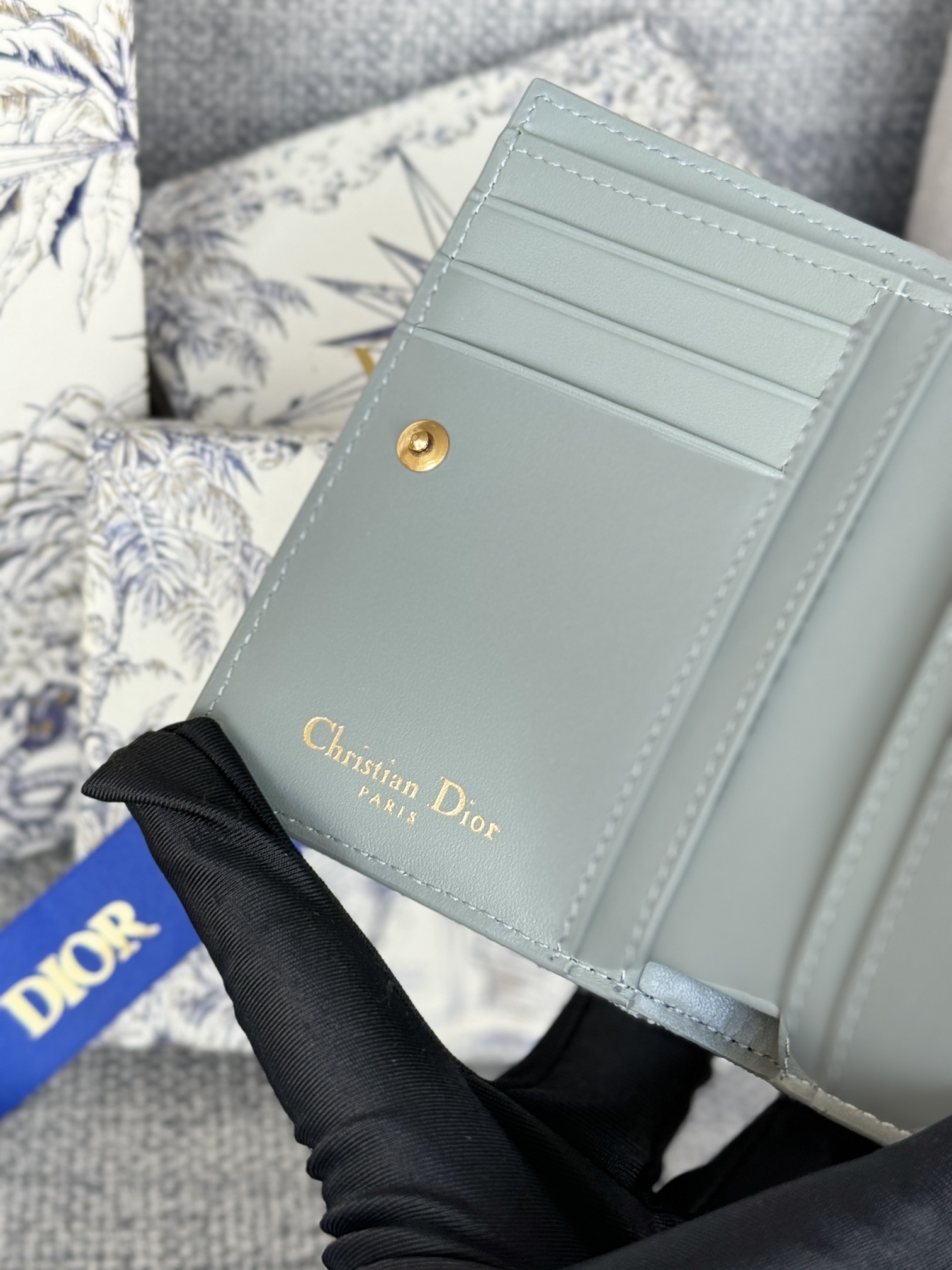 Dior 30 Montaigne Dahlia Wallet（S2197UTZQ-M928）