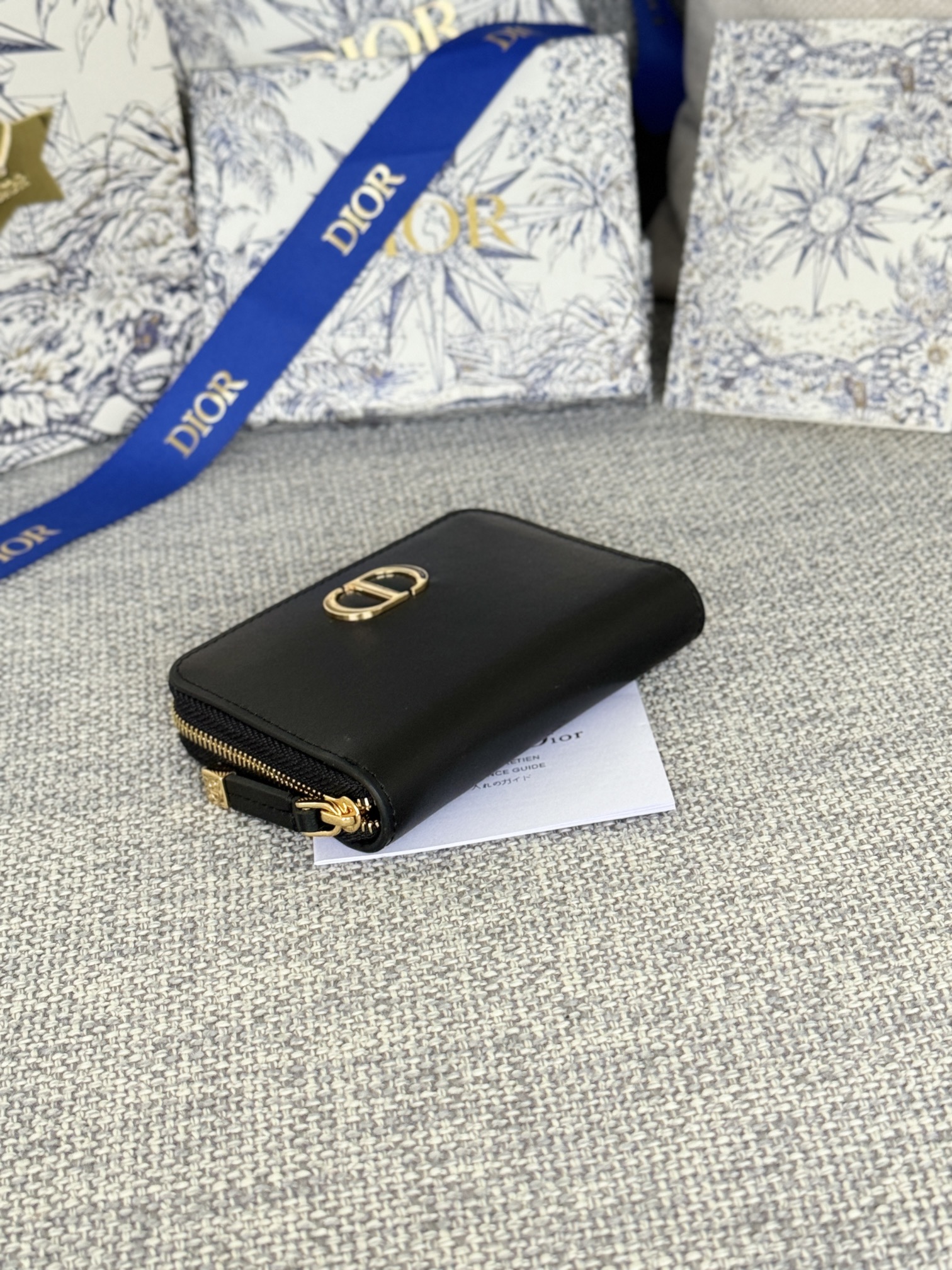 Dior Caro Leather Coin Case（A3336156）