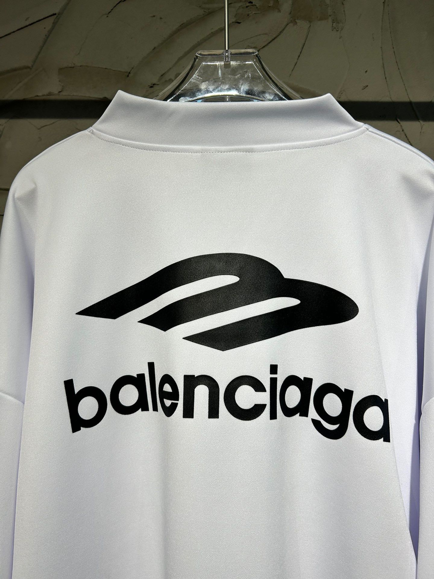 BALENCIAGA  3b Sports Icon Ski Long Sleeve T-Shirt Large Fit in Black（779988TPVQ51000）
