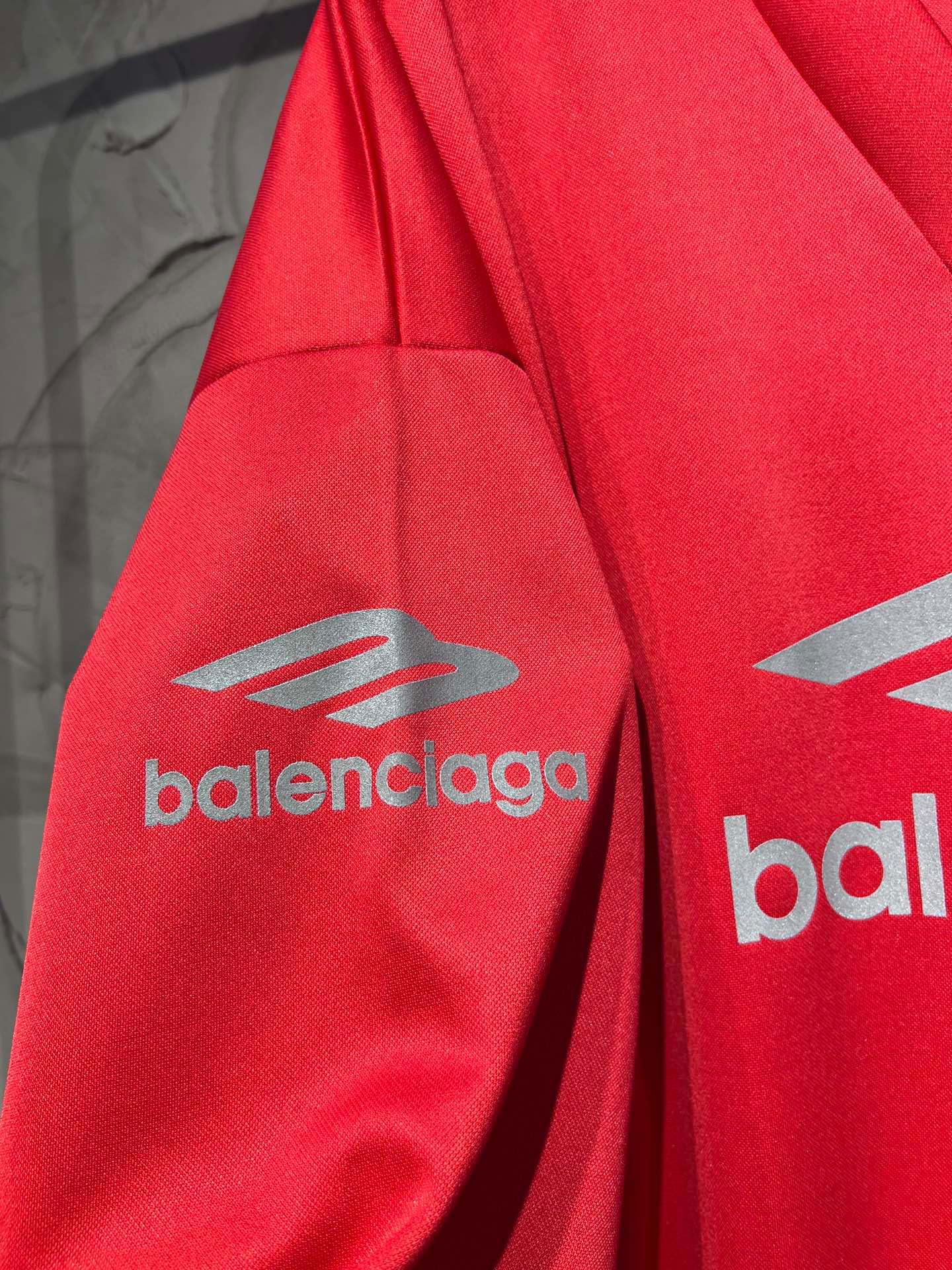 BALENCIAGA  3b Sports Icon Ski Long Sleeve T-Shirt Large Fit in Black（779988TPVQ51000）