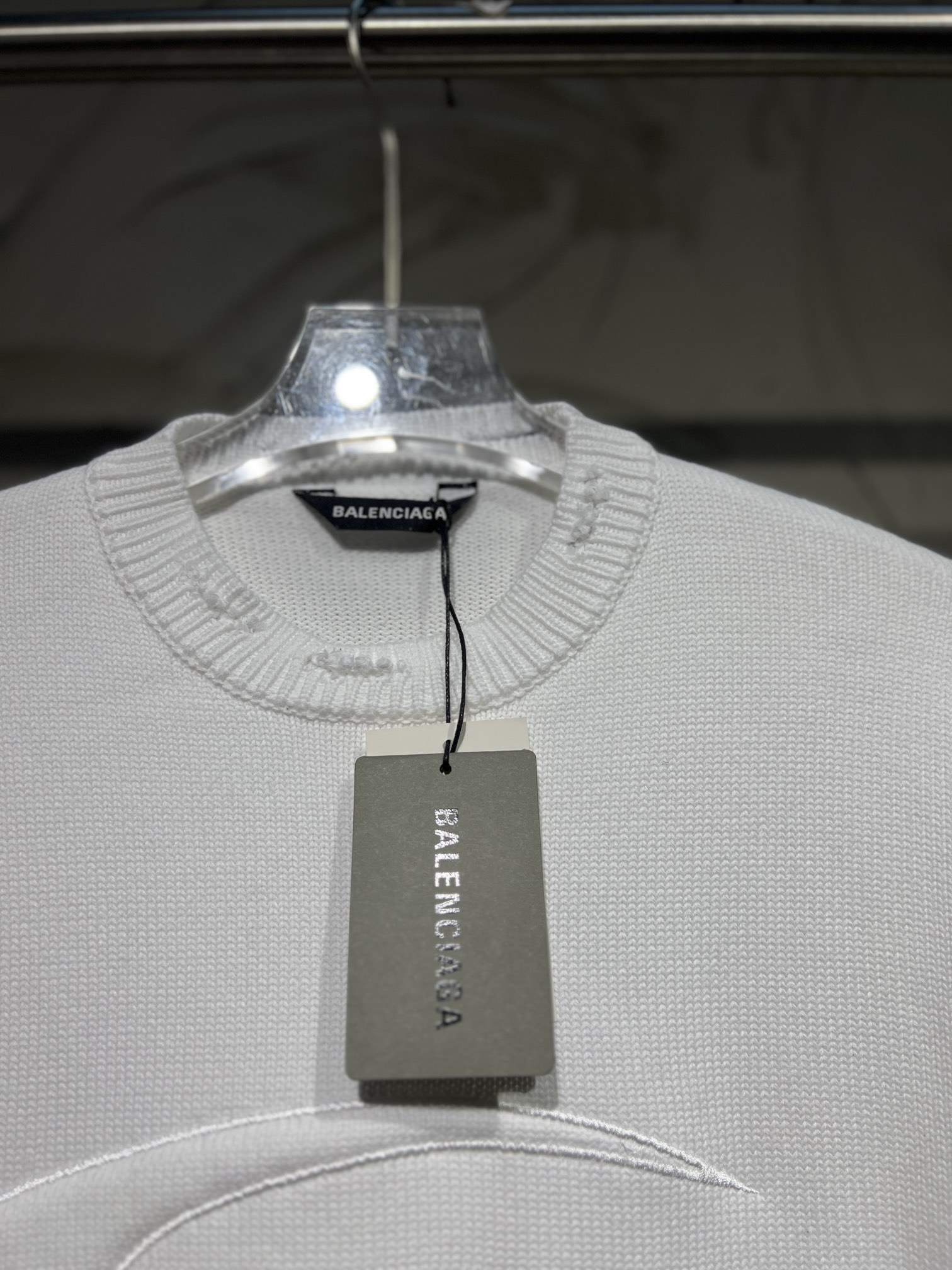 BALENCIAGA Crewneck Sweater Knitted Sweater (809099T33381300）