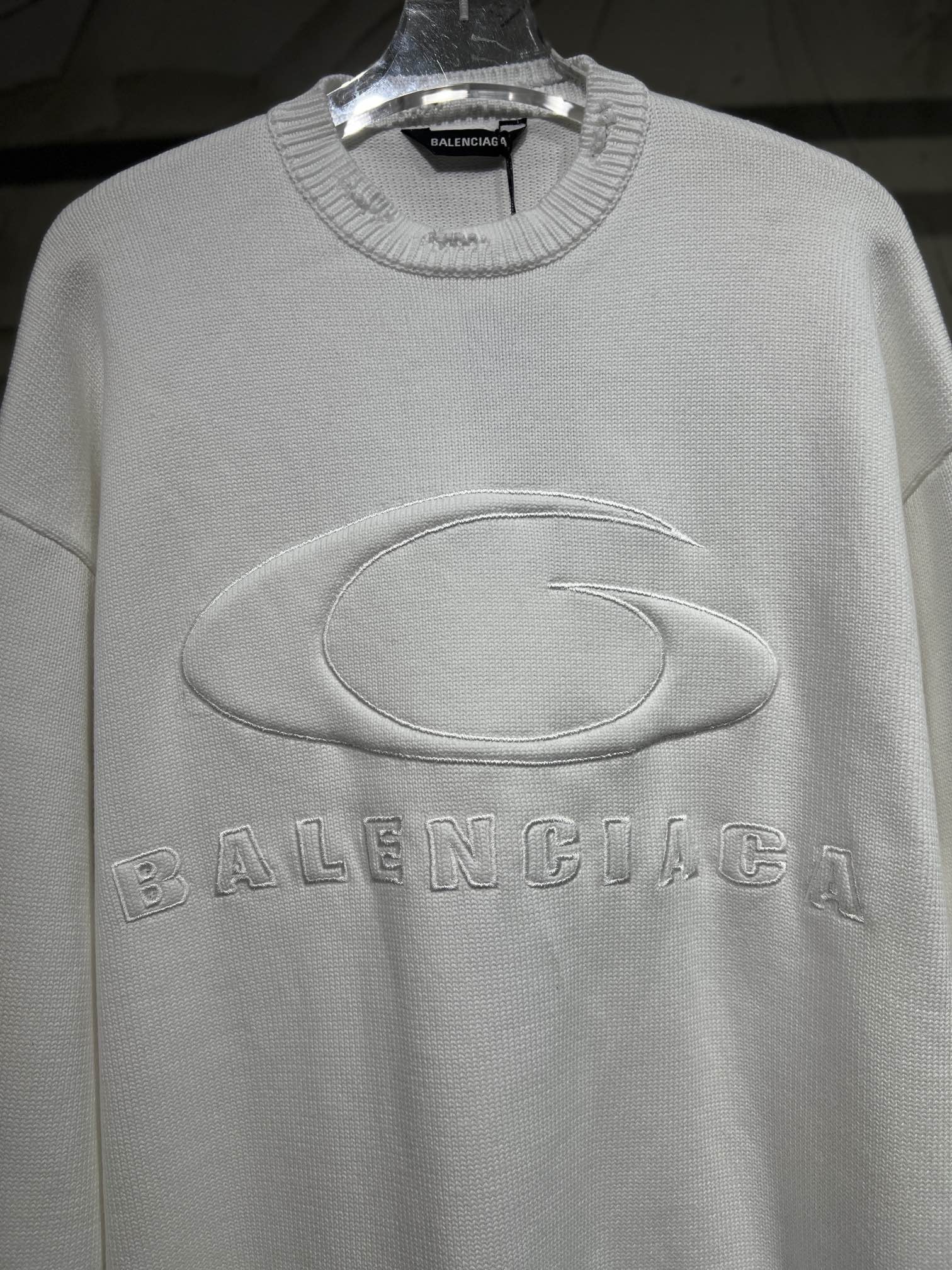 BALENCIAGA Crewneck Sweater Knitted Sweater (809099T33381300）