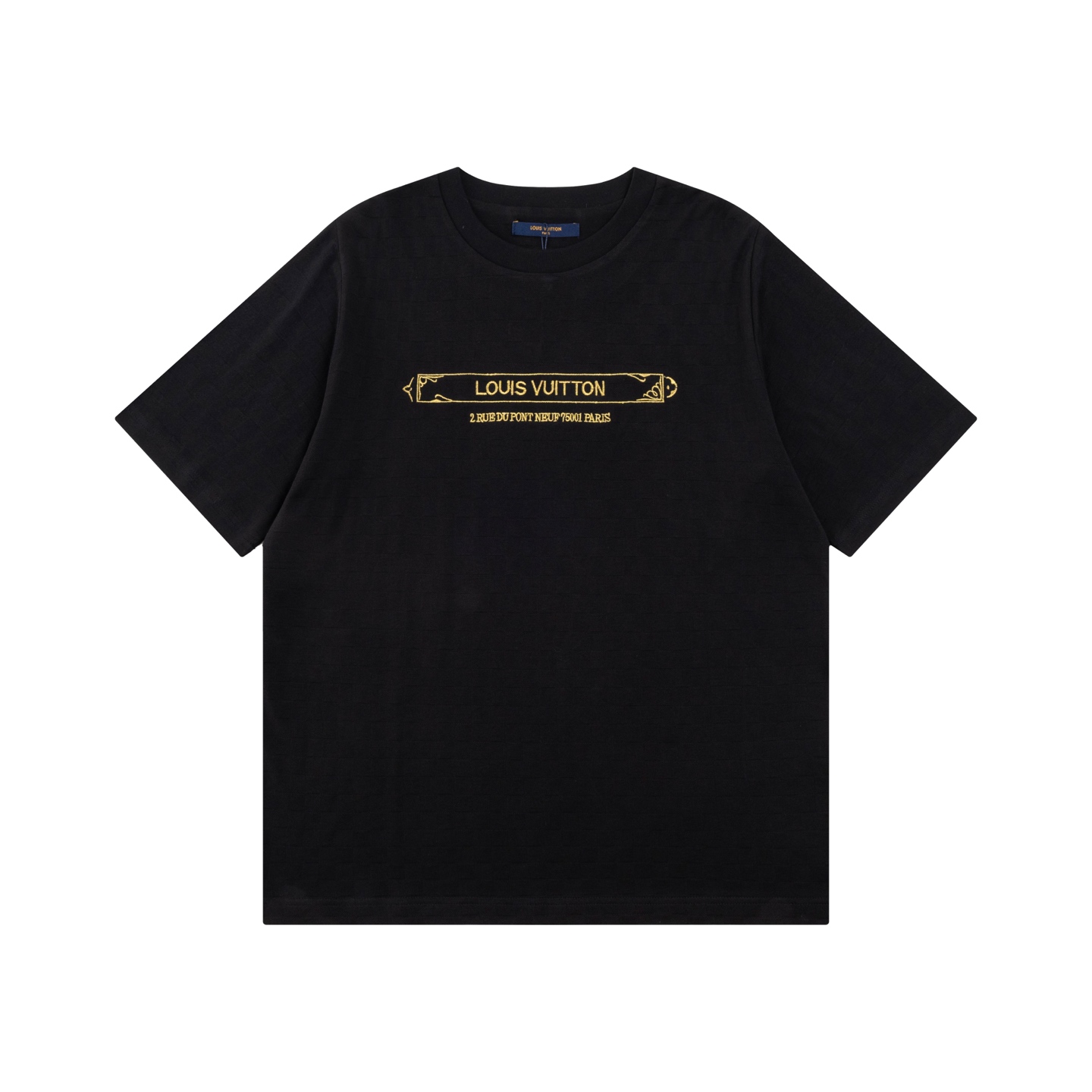 LOUIS VUITTON Pique T-shirt Damier Embellished（1AHW18）