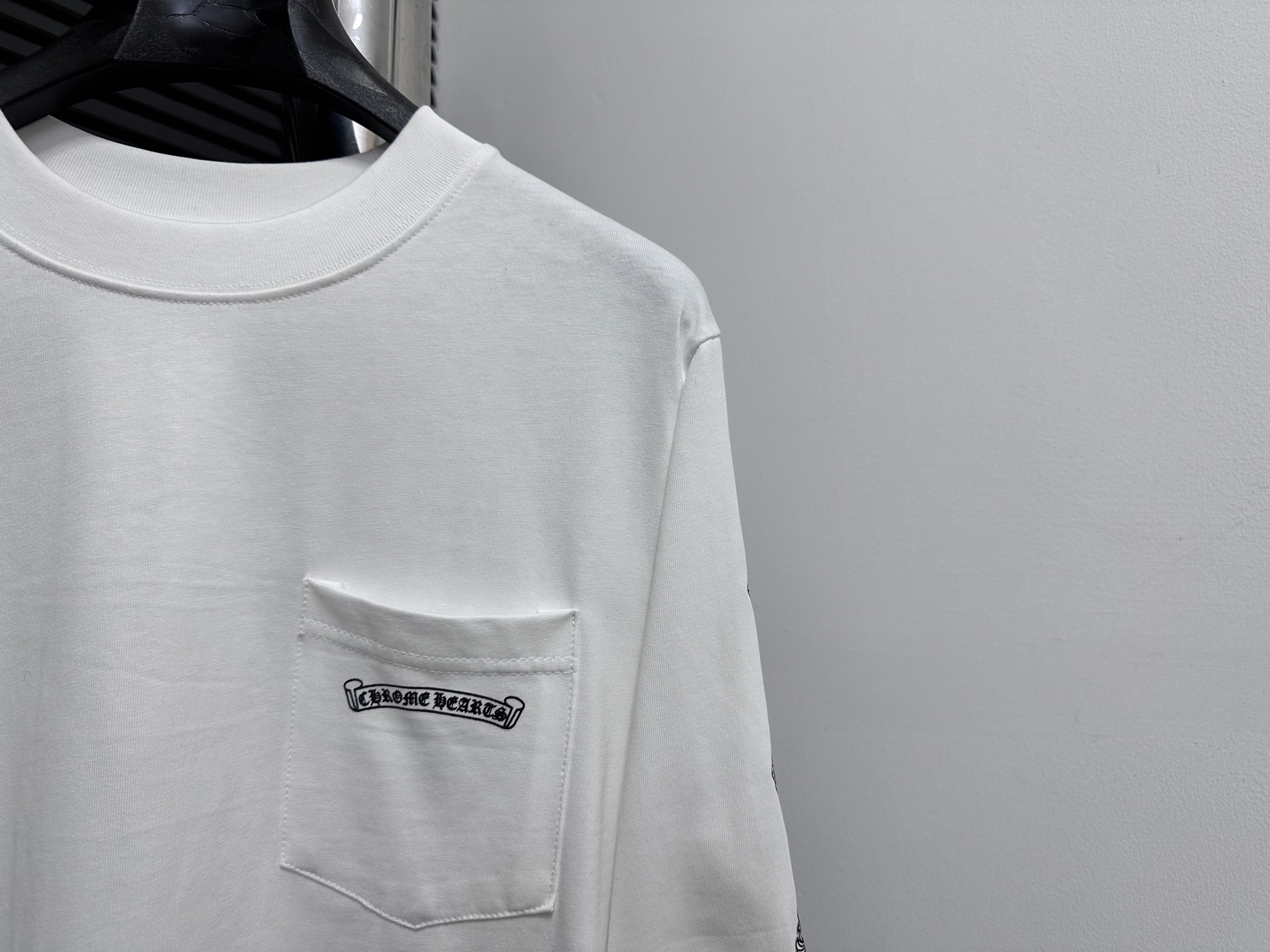 Chrome Hearts Floral Cross L/S T-shirt  (CH-072506）