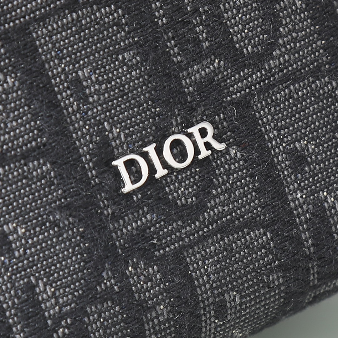 Dior Micro Rider Pouch Beige and Black（2OBCA326YSE-H05E）