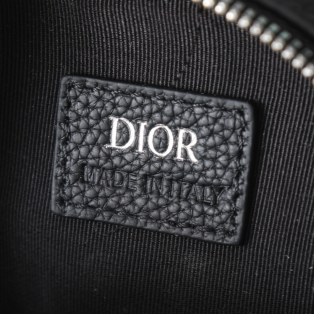 Dior Micro Rider Pouch Beige and Black（2OBCA326YSE-H05E）