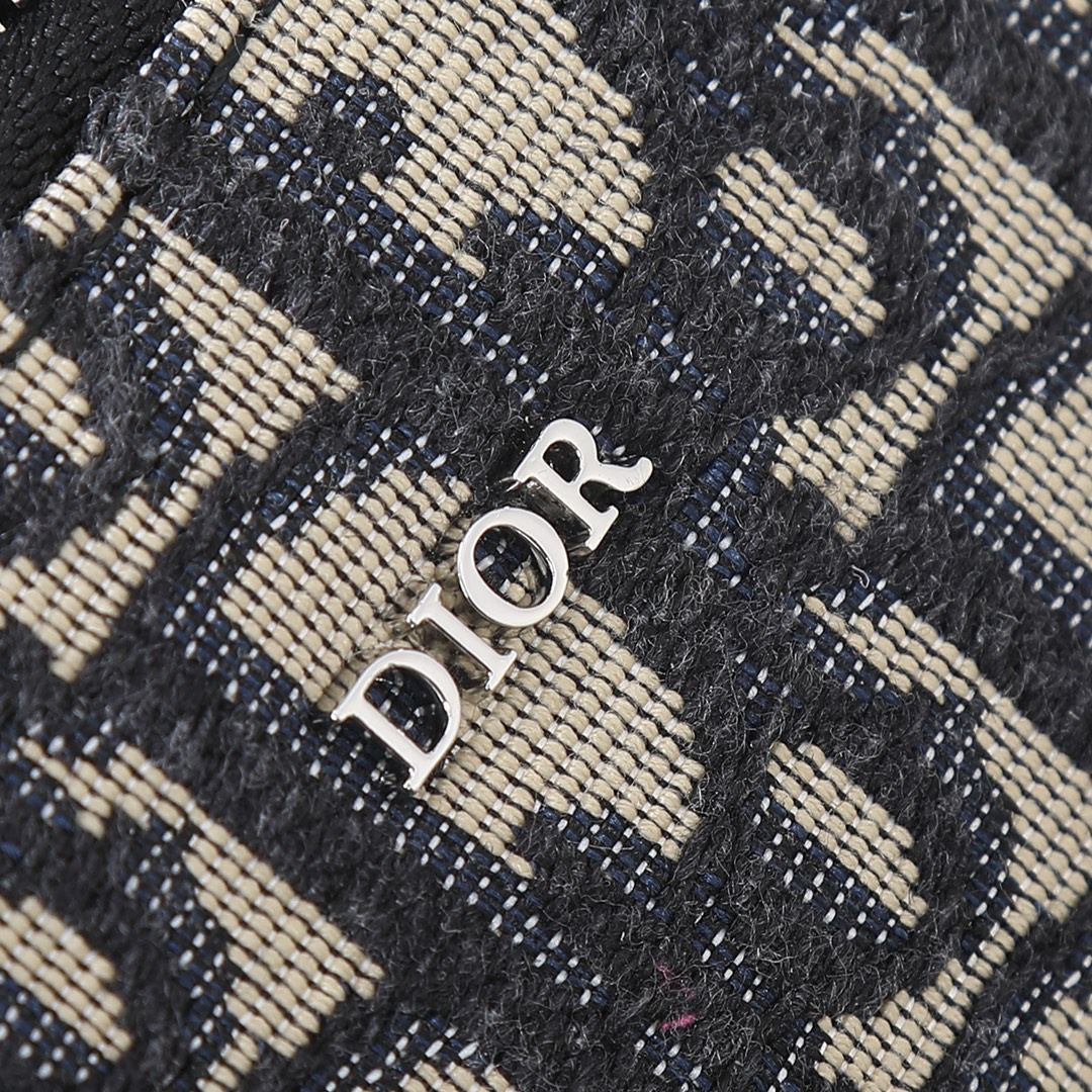 Dior Zip pouch with strap Dior Oblique Jacquard（2OBBC119YSE-H05E）