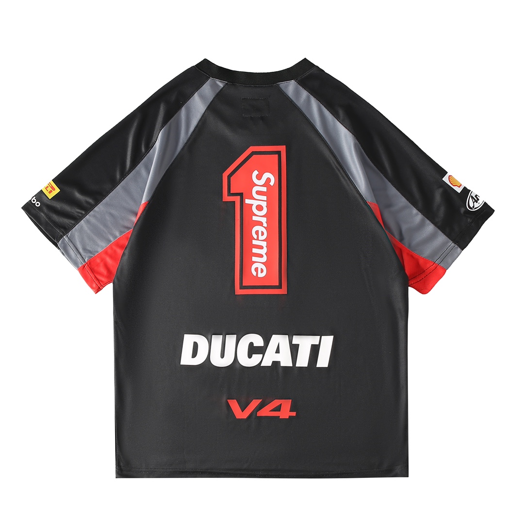 Supreme x DUCATI Soccer Jersey (SUP-SS24-274）