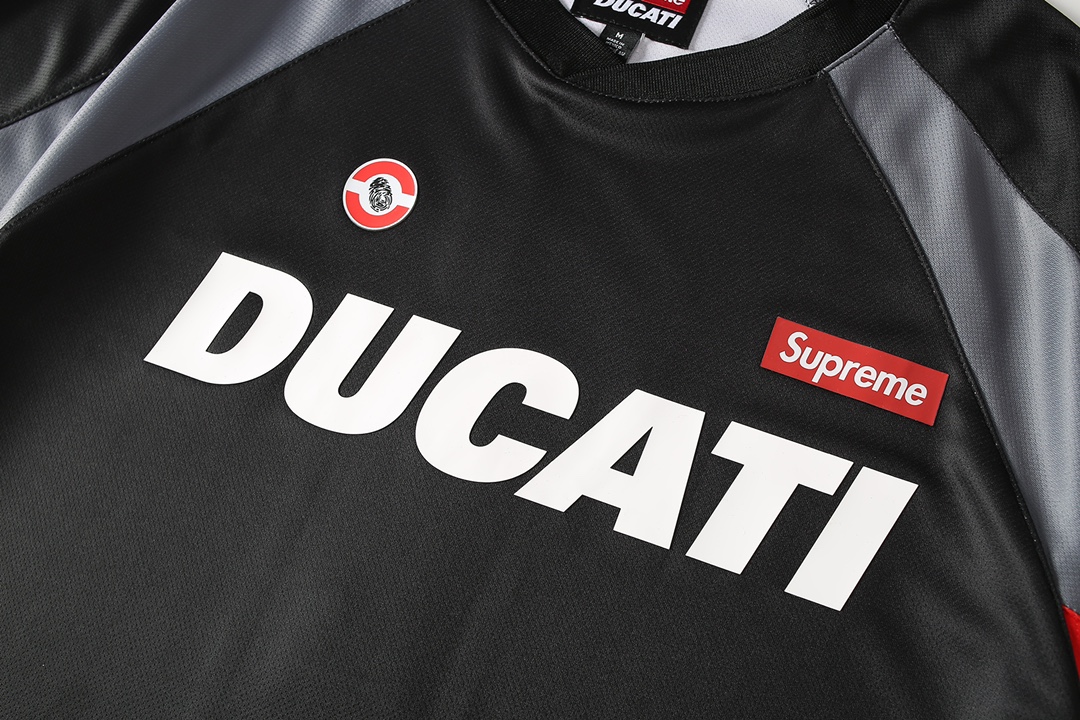 Supreme x DUCATI Soccer Jersey (SUP-SS24-274）