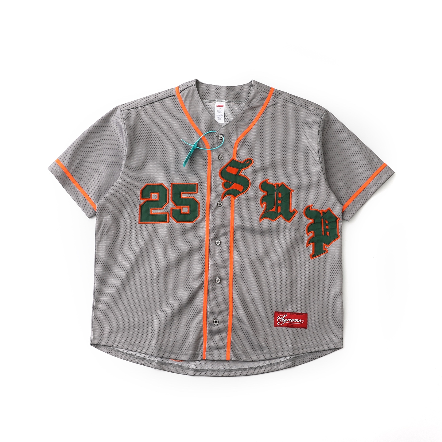 Supreme Old English Baseball Jersey（SUP-SS25-146）