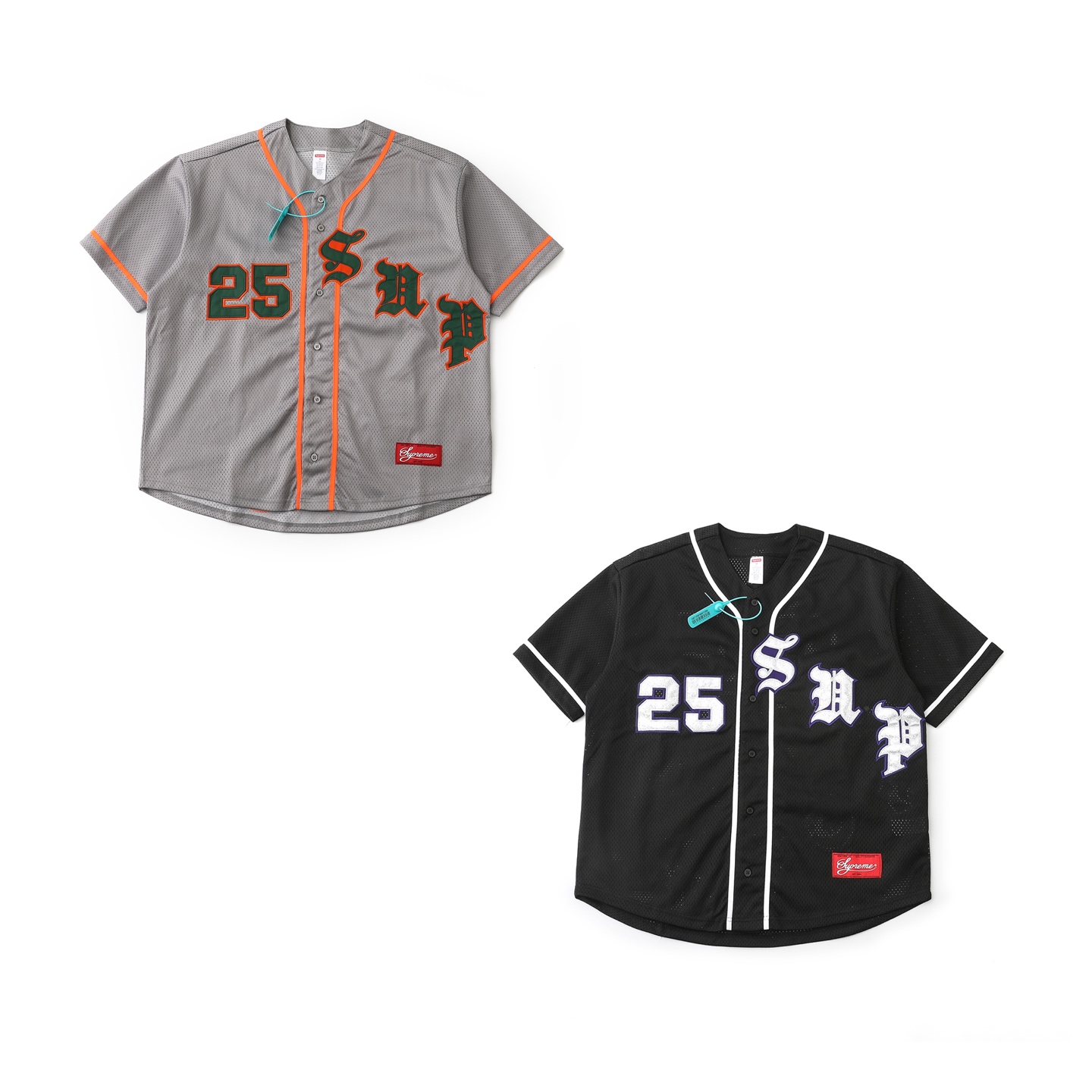 Supreme Old English Baseball Jersey（SUP-SS25-146）