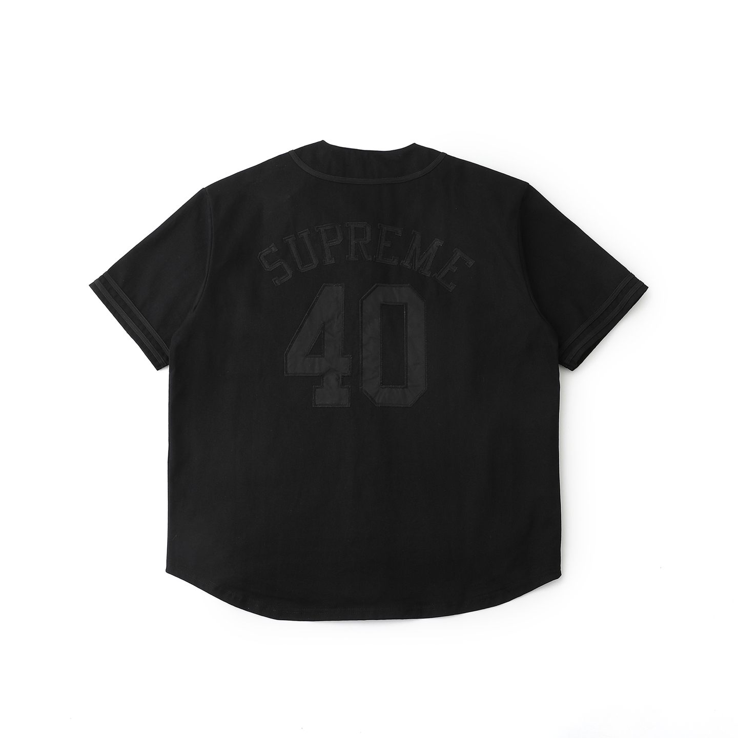 Supreme x 40 Acres Twill Baseball Jersey "Natural"（SUP-SS25-246）