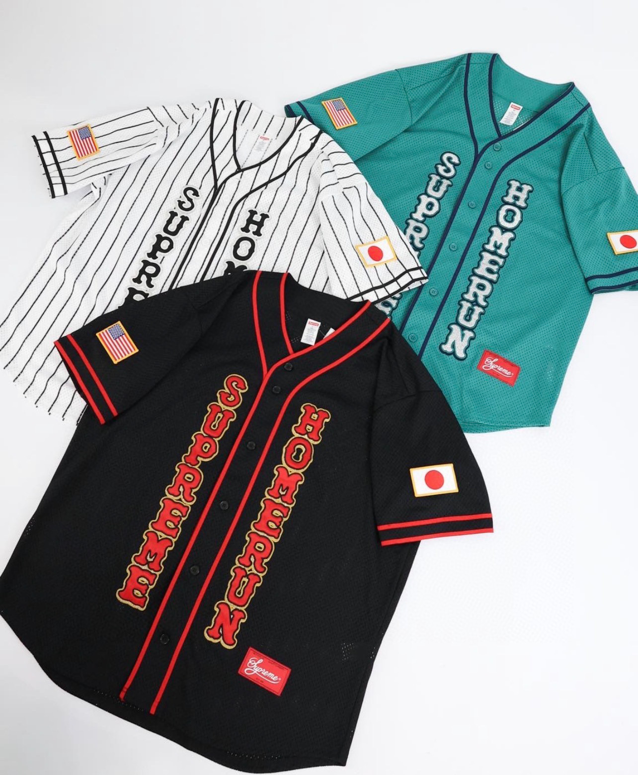 Supreme x Homerun Baseball Jersey（SUP-SS25-252）
