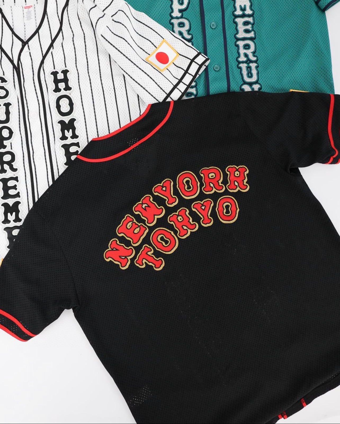 Supreme x Homerun Baseball Jersey（SUP-SS25-252）