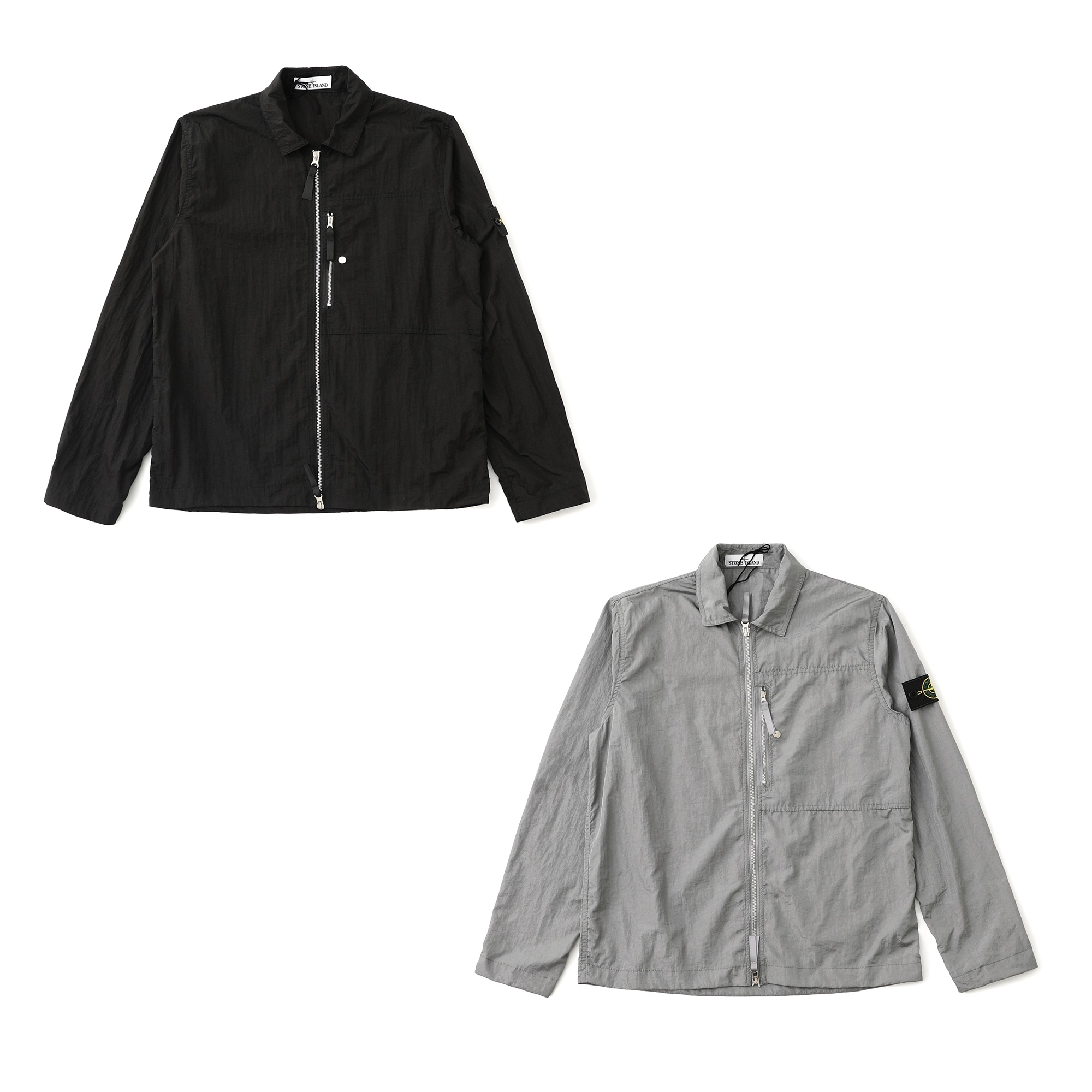 STONE ISLAND Compass Patch Zip Up Jacket（K1S151200005S0019V0029）