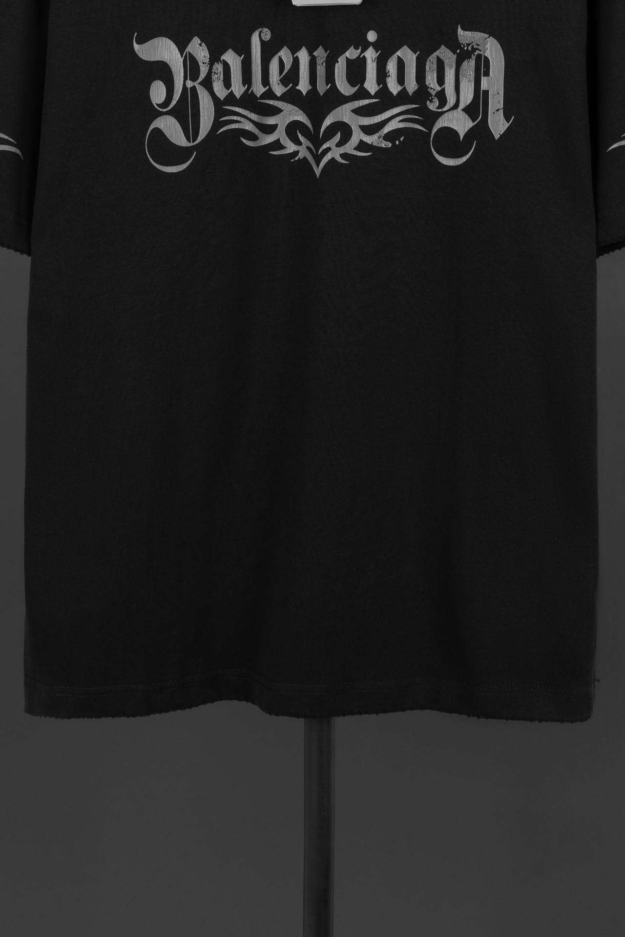 Balenciaga Vintage Jersey T-Shirt in Black（764235TRVA3-1576）