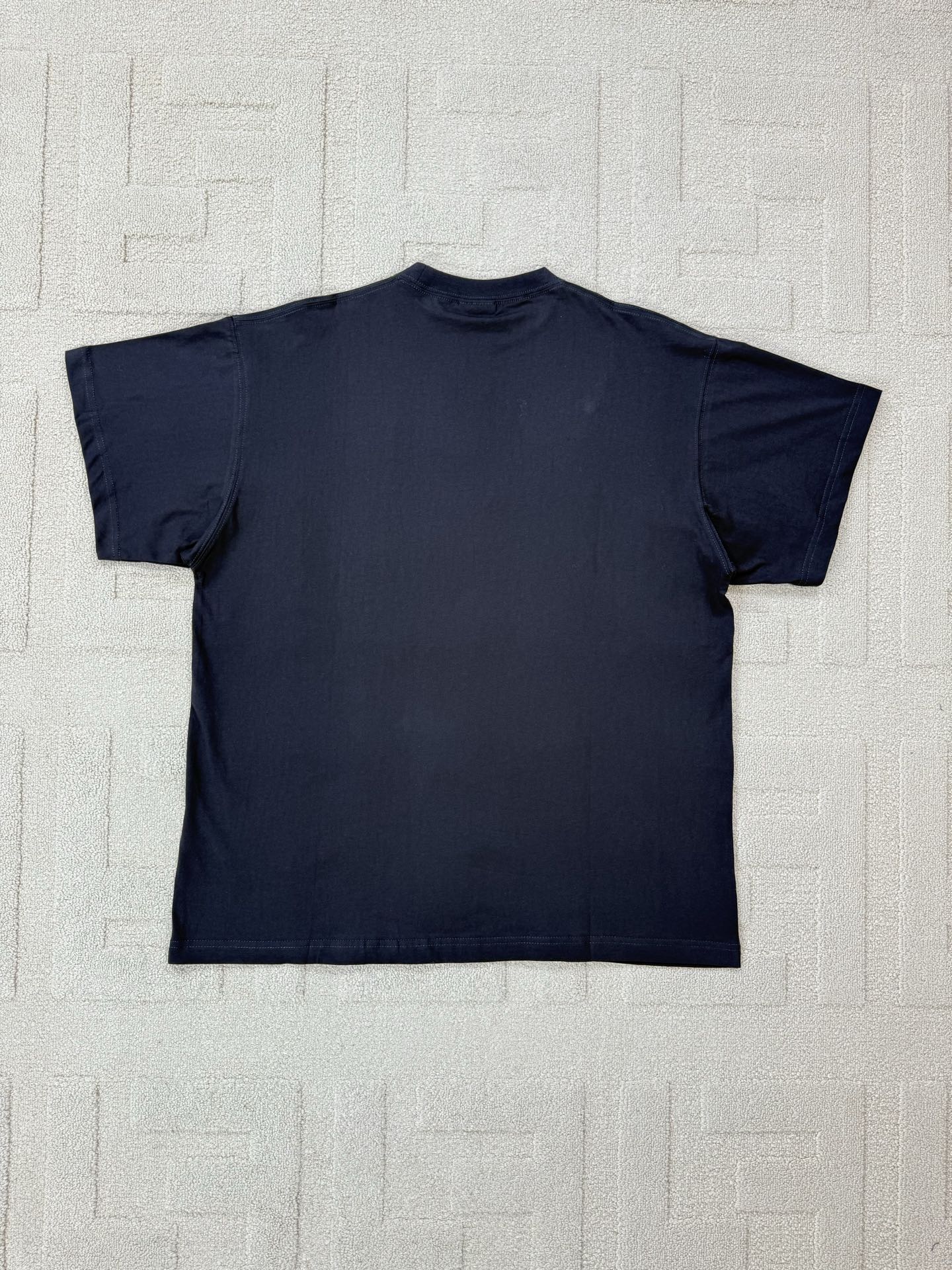 Balenciaga Men's Loop Sports Icon Oversized T-shirt in Black Faded (850345TTVH91041）