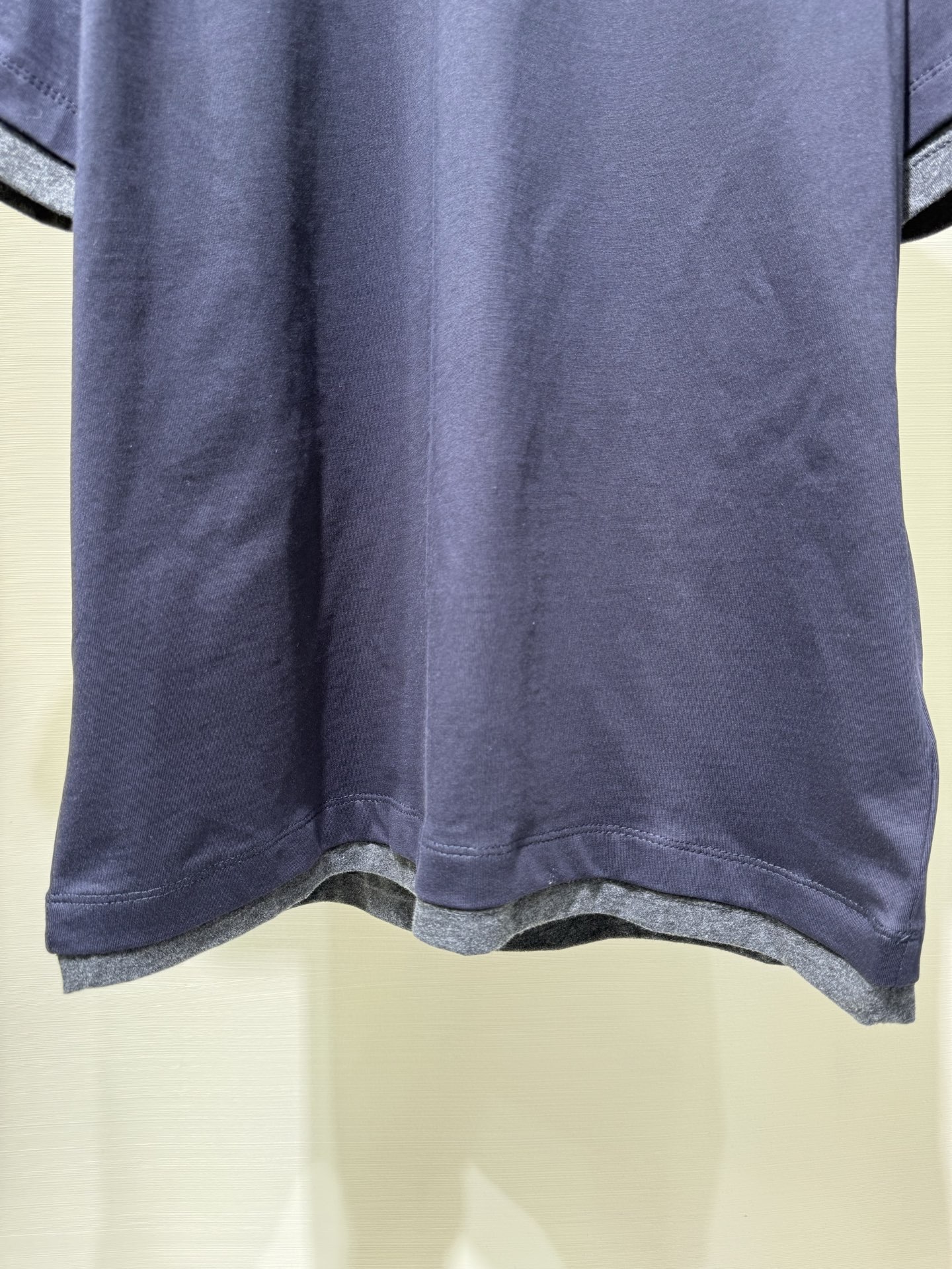 Prada Men's Divisa Layered Crewneck T-Shirt  (UJN912-11CD-F095J-S-WMO）